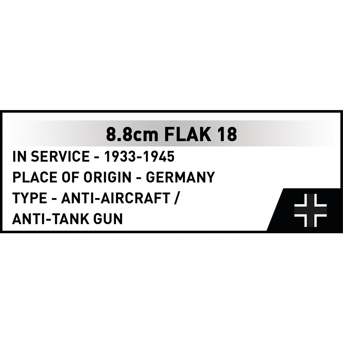 COBI 3141 - 8.8 CM FLAK 18 - Bild 10 COBI 3141 - 8.8 CM FLAK 18 - Bild 10