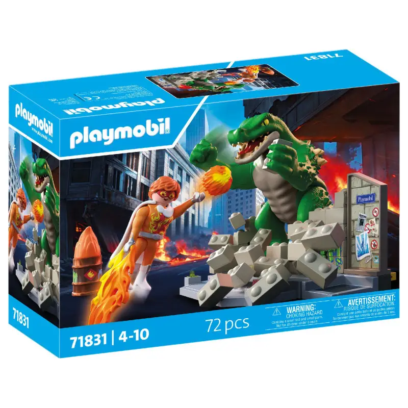 PLAYMOBIL, 71831, Helden-Showdown, mit, der, Riesenechse PLAYMOBIL 71831 Helden-Showdown mit der Riesenechse