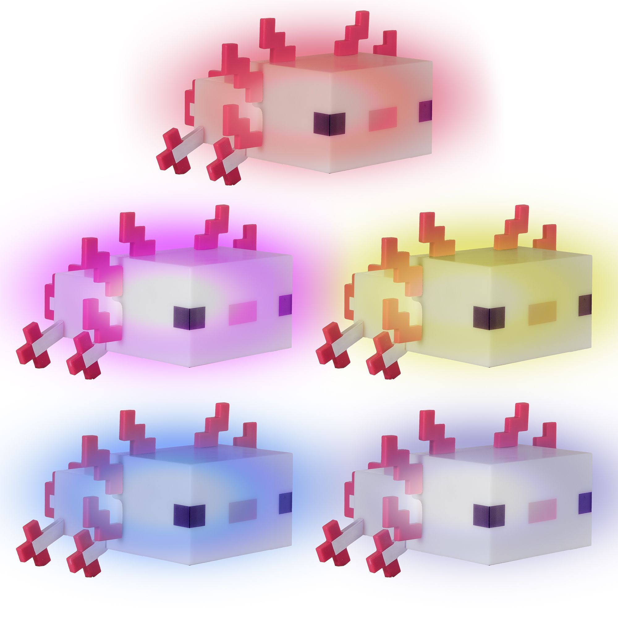 Roba 354134MC LED-Axolotl 'Minecraft' - Dekolicht, Nachtlicht & Tischlampe mit Akku - Bild 1 Roba 354134MC LED-Axolotl 'Minecraft' - Dekolicht, Nachtlicht & Tischlampe mit Akku - Minecraft - LED-Licht - Produktbild 1