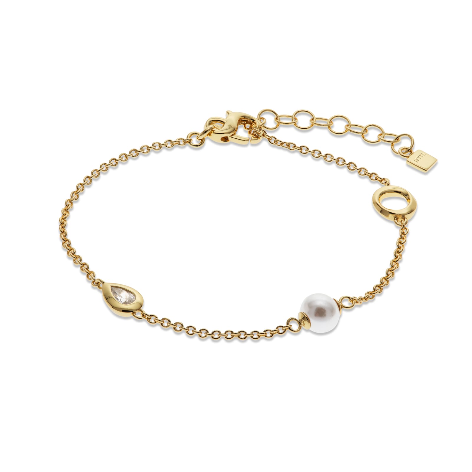 JETTE S.K1C03200 ARMBAND JOY GOLD M PERLE 17+3 CM JETTE S.K1C03200 ARMBAND JOY GOLD M PERLE 17+3 CM