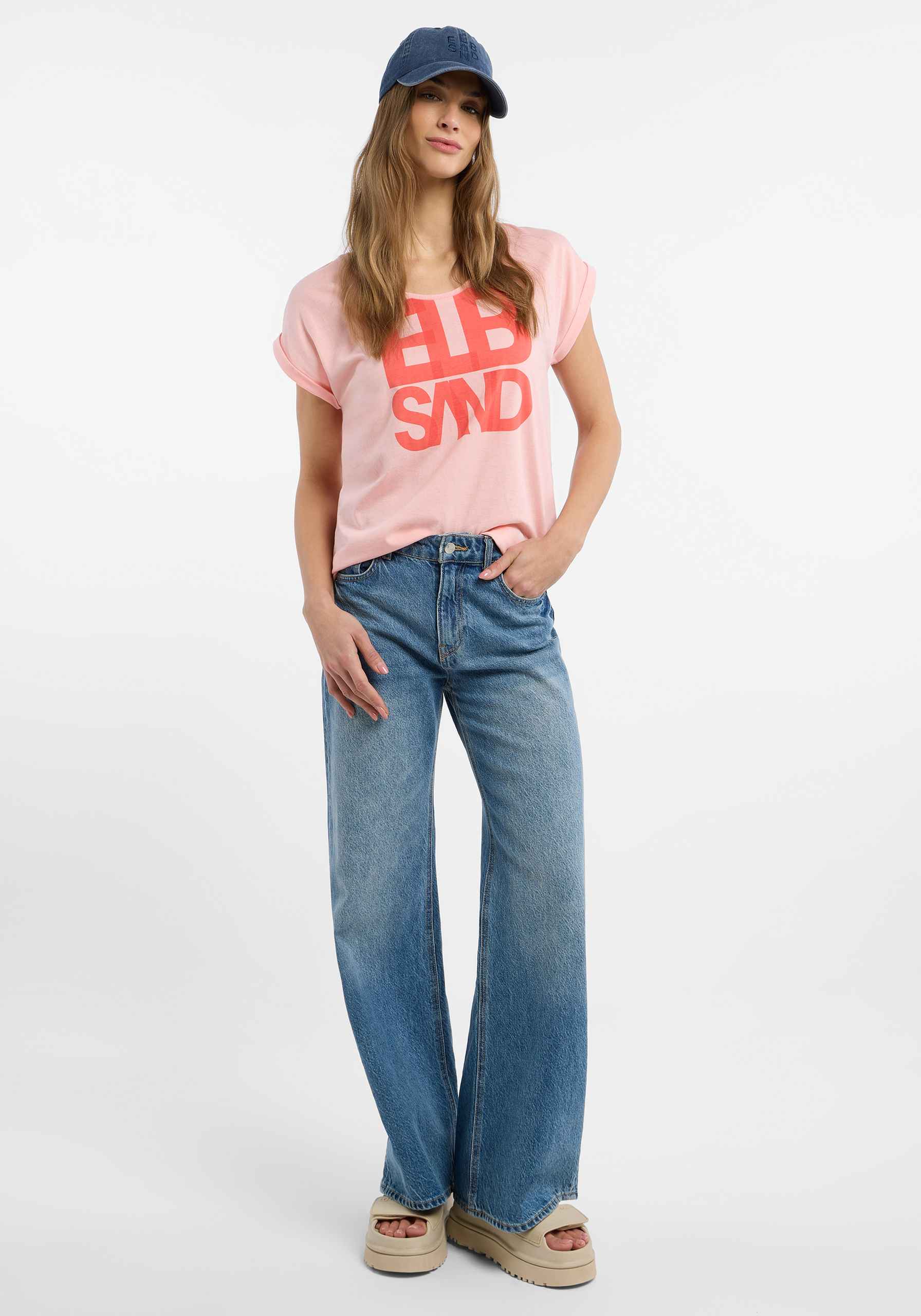 Elbsand Eldis T-Shirt in Pink Bild 3 Elbsand Eldis T-Shirt in Pink, Produktfoto 3.