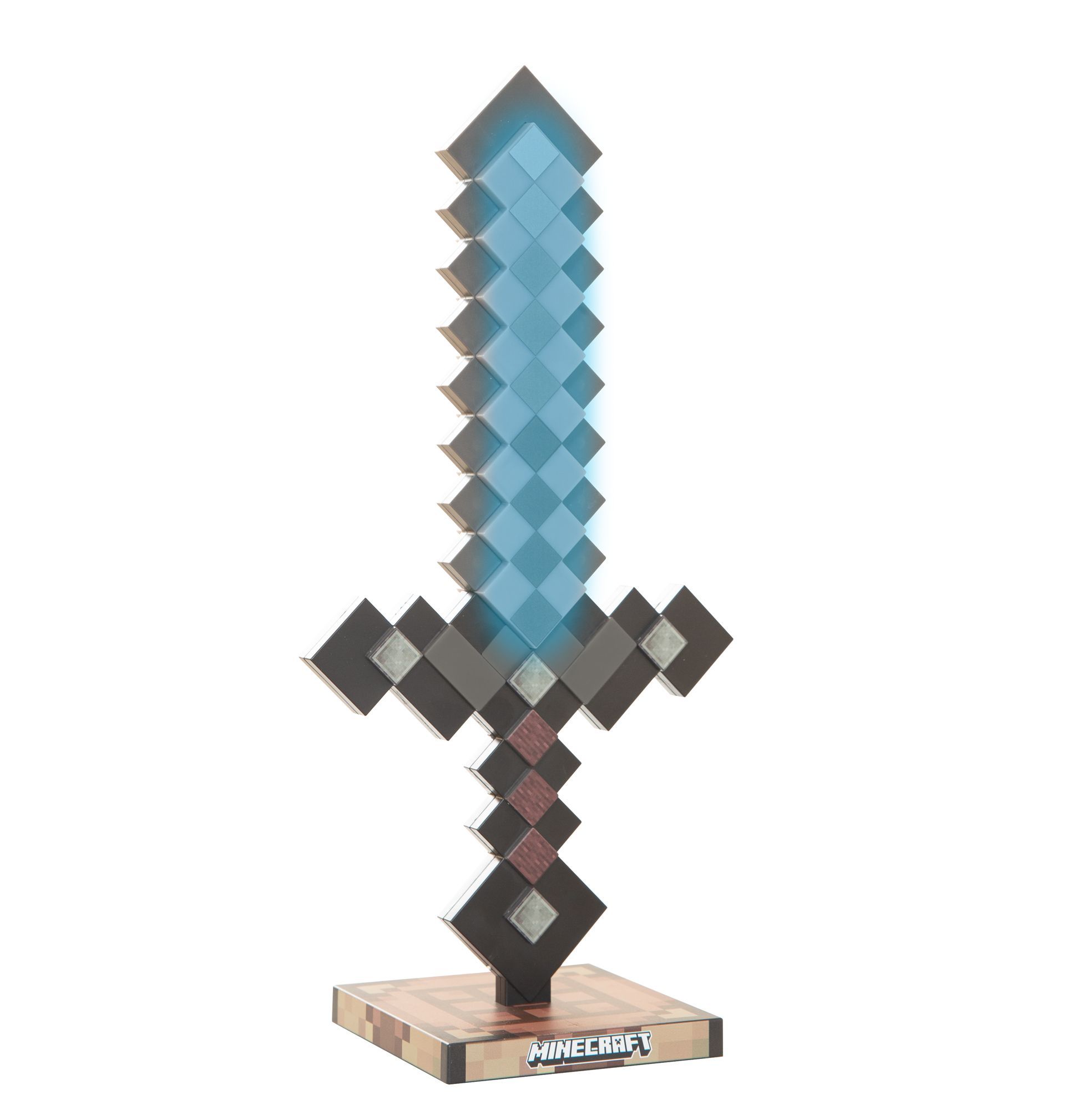 Roba 354133MC LED-Schwert 'Minecraft' Netherite - Tischlampe mit 9 Farben & Akku - Produktbild 11