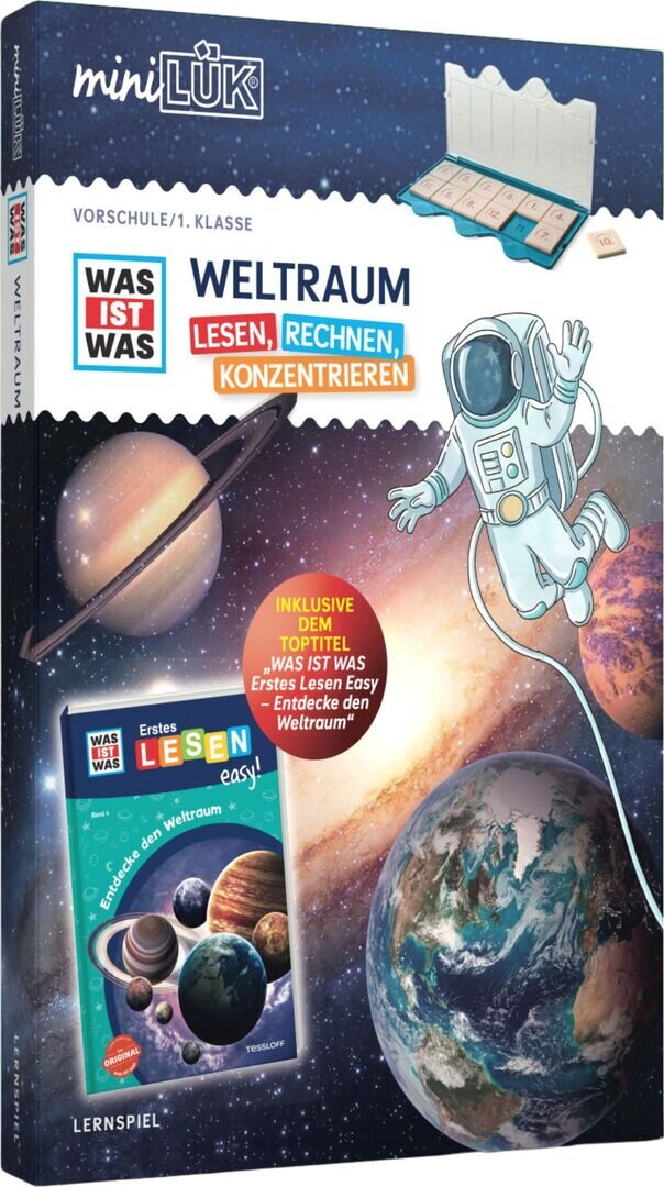 miniLÜK-Set WAS IST WAS 1. Lesen+Rechnen Weltraum ab 5 Astronomie, Weltall, Person