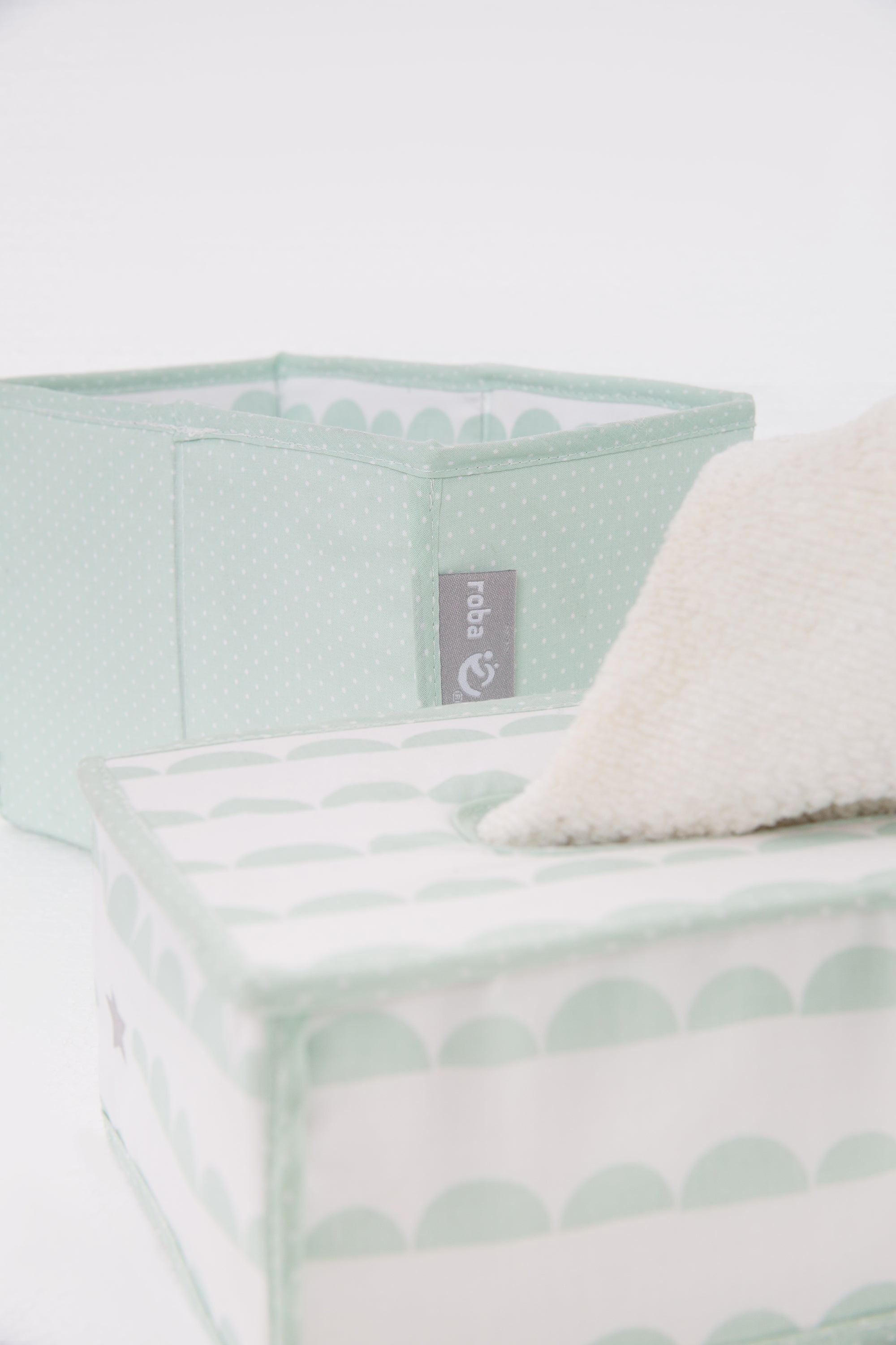 Roba 306107V199 1x Feuchttuchorganizer, 2x Windelbox mint – Heim Textilien - Produktbild 8