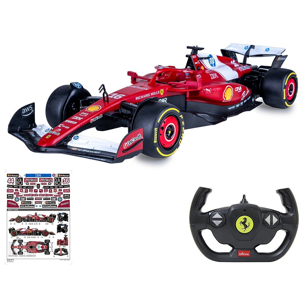 JAMARA Ferrari SF-25 1:12 rot 2,4GHz ab 6 Jahren