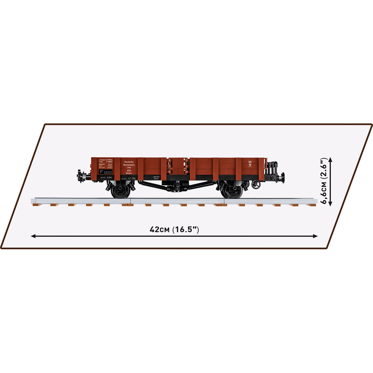 COBI 6285 - Güterwagen TYP OMMR 32 ''linz'' SCALE 1: - Bild 8 COBI 6285 - Güterwagen TYP OMMR 32 ''linz'' SCALE 1: - Bild 8