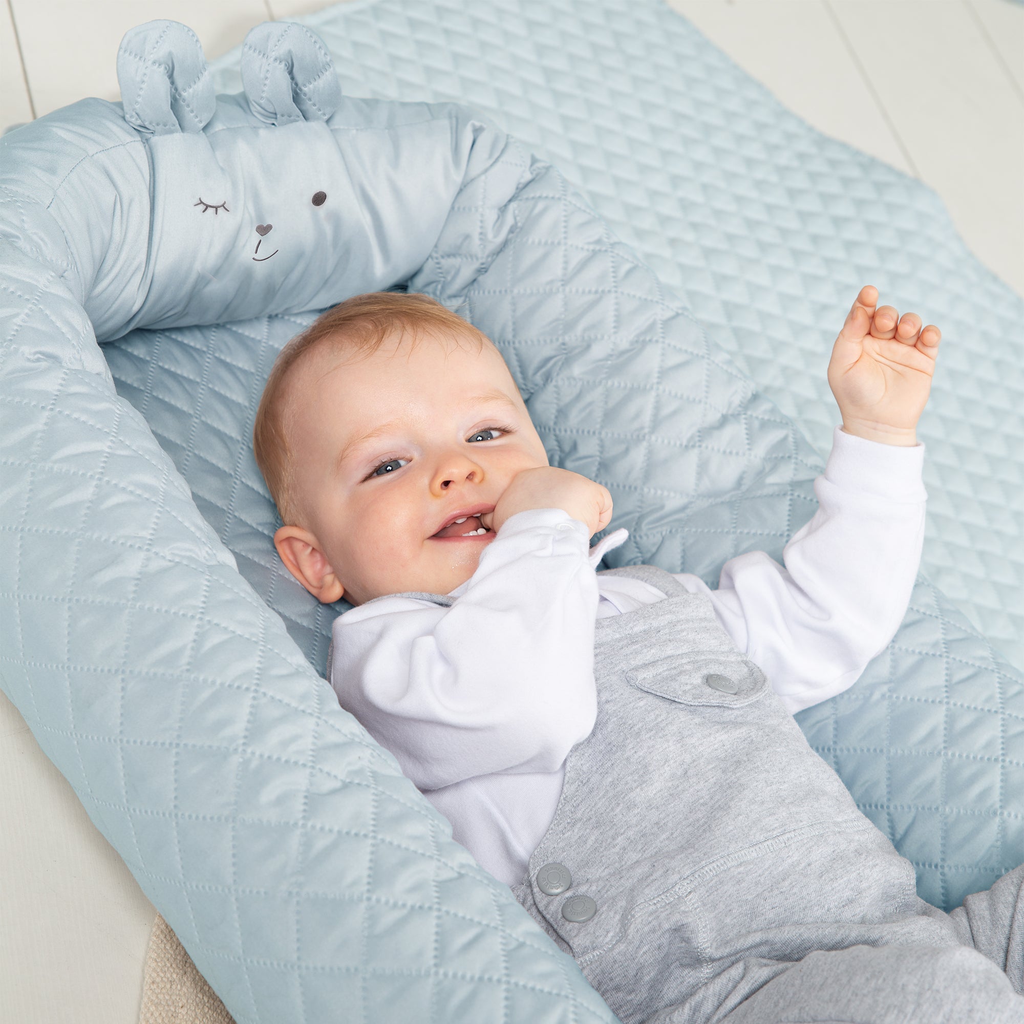 Roba 307100V231 Babylounge roba Style türkis – Babynester - Bild 2 Roba 307100V231 Babylounge roba Style türkis – Babynester - Produktbild 2