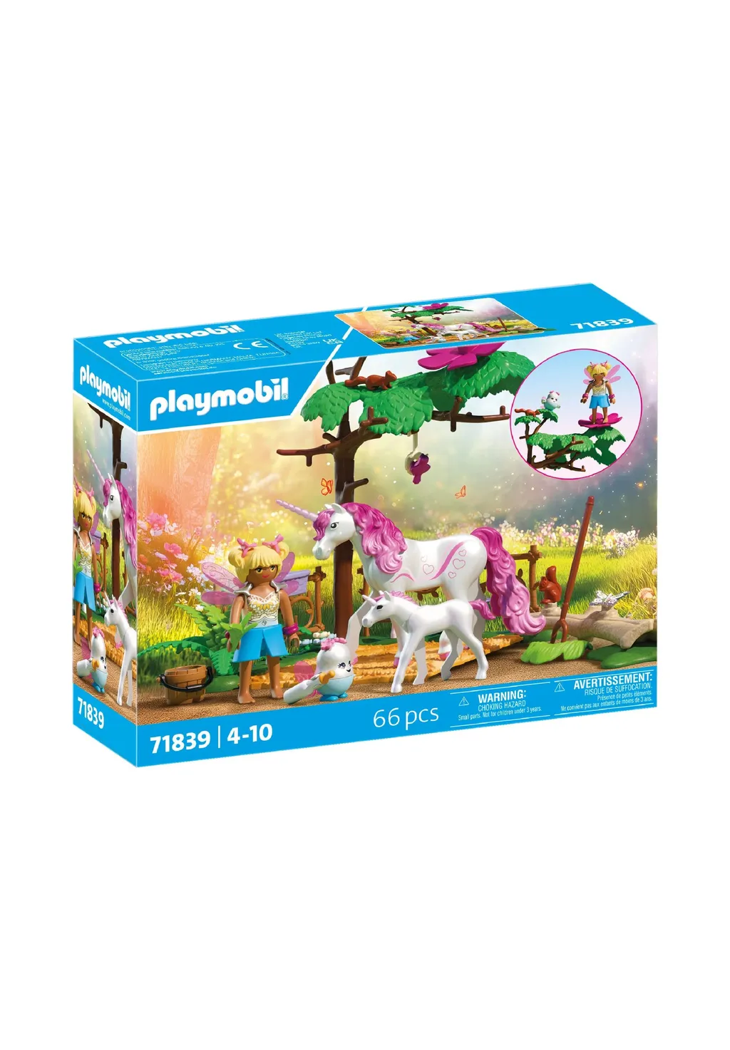 PLAYMOBIL 71839 Zauberhafter Einhorn-Stall für Mama und Fohlen