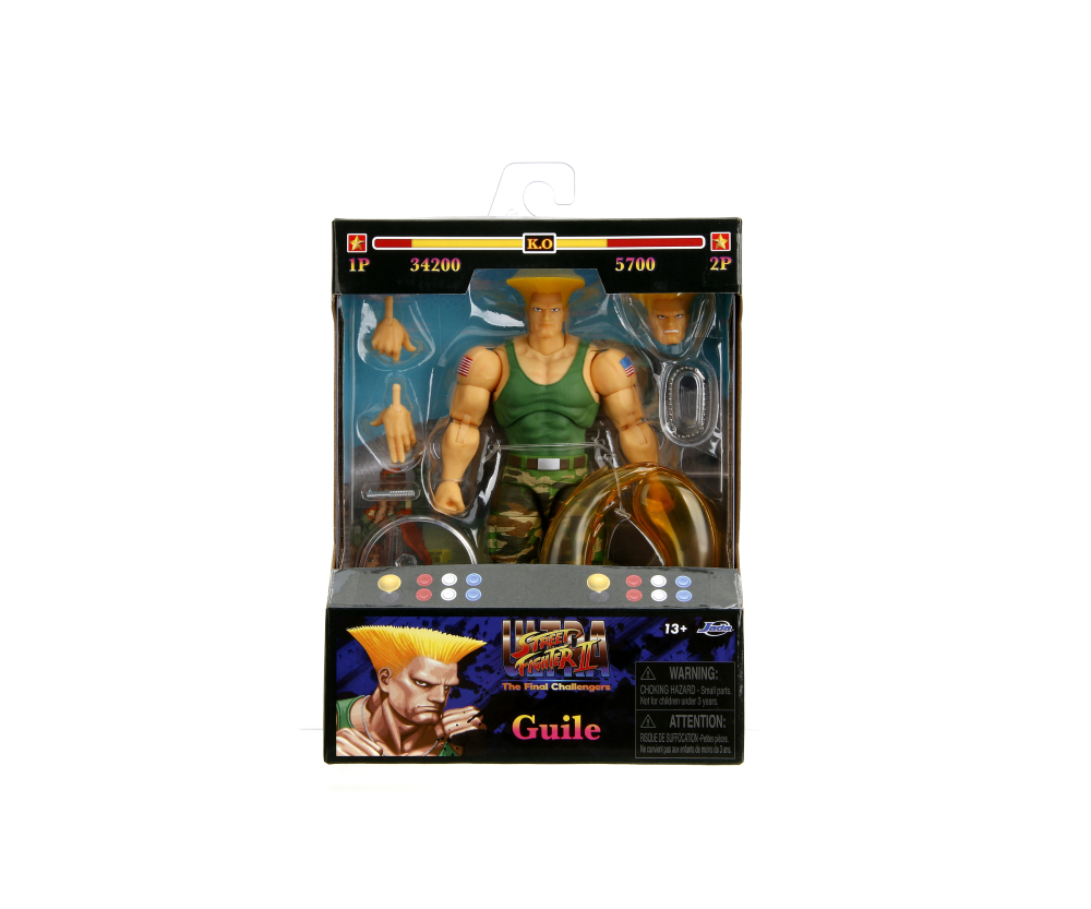 Jada Street Fighter II Guile 6" Figure