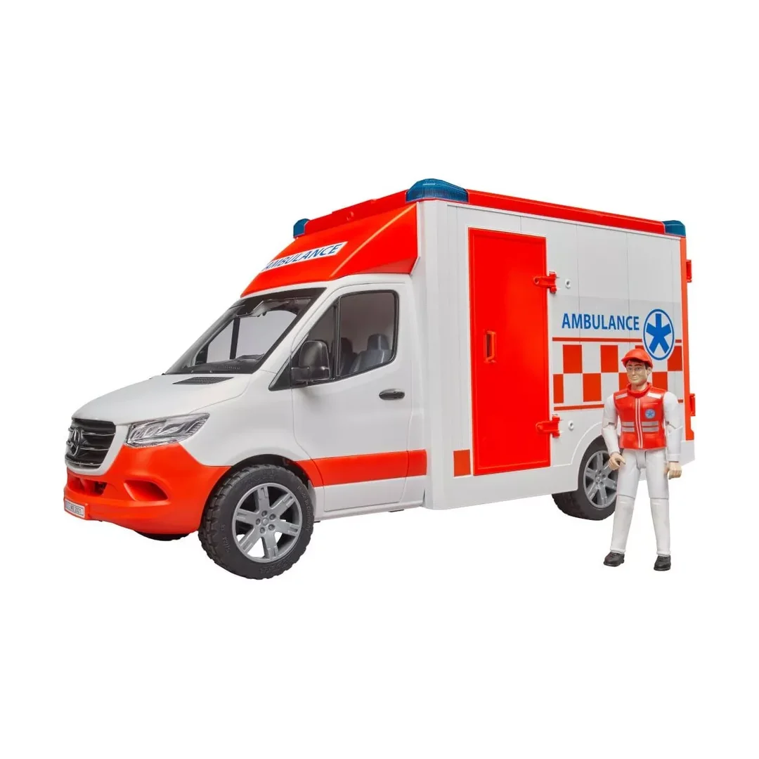 Bruder 02676 Mb Sprinter Ambulanz Mit Fahrer Und \nLight + Sound Modul Bruder, 02676, Mb, Sprinter, Ambulanz, Mit, Fahrer, Und, \nLight, +, Sound, Modul