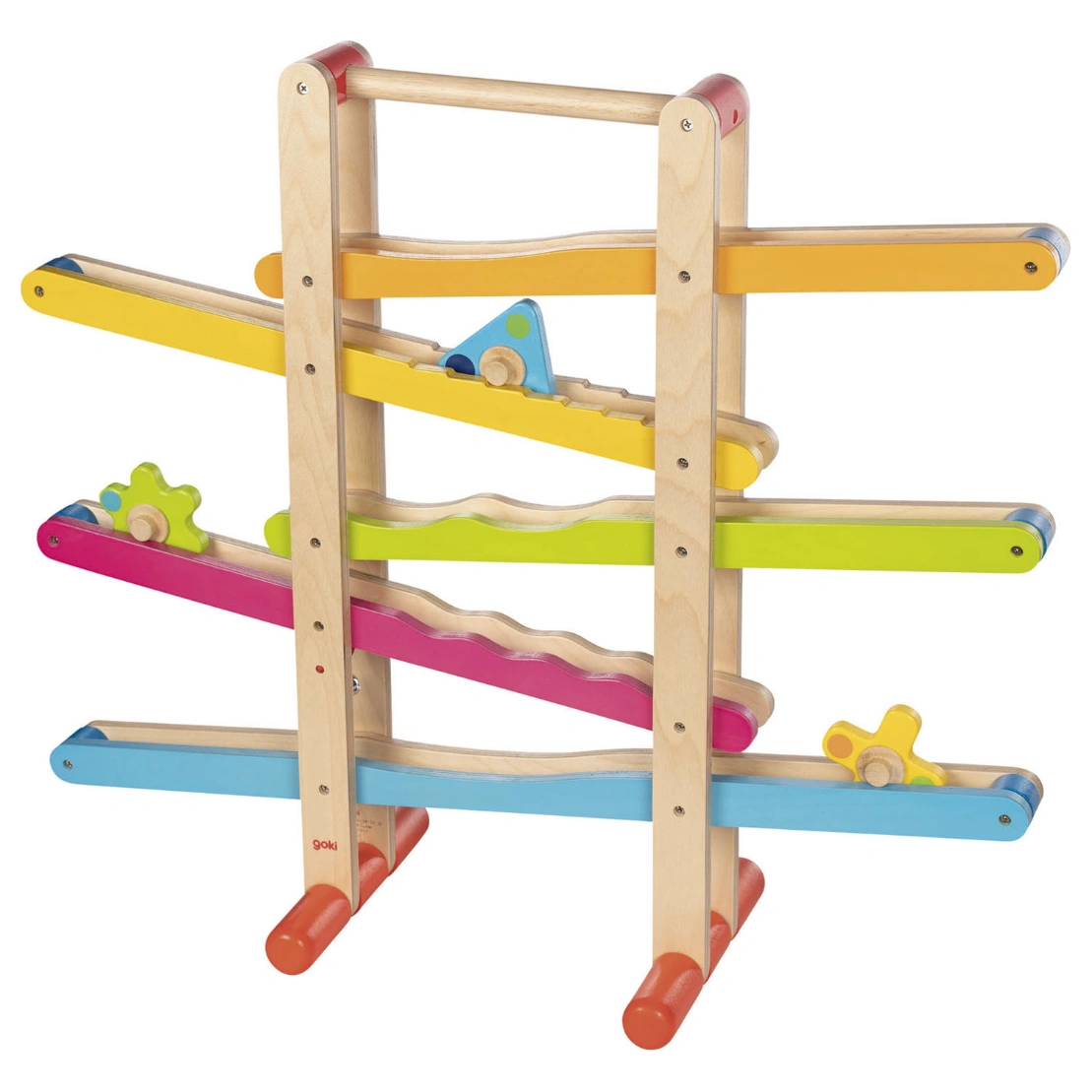 goki Holz-Kugelbahn mit Figuren - großes Rollenspiel-Set ab 2 Jahren goki Holz-Kugelbahn mit Figuren - großes Rollenspiel-Set ab 2 Jahren