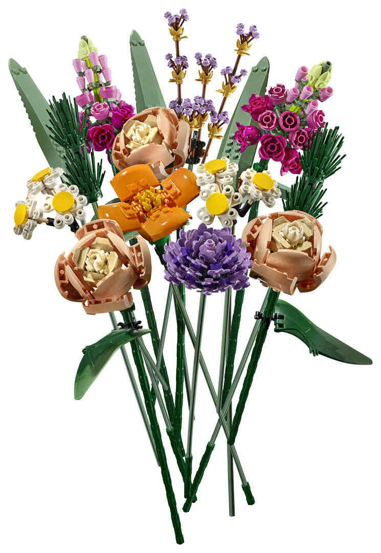 LEGO® Creator Expert Blumenstrauß 10280 Blume, Blumen-Arrangement, Blumenstrauß, Florales Design, Rose