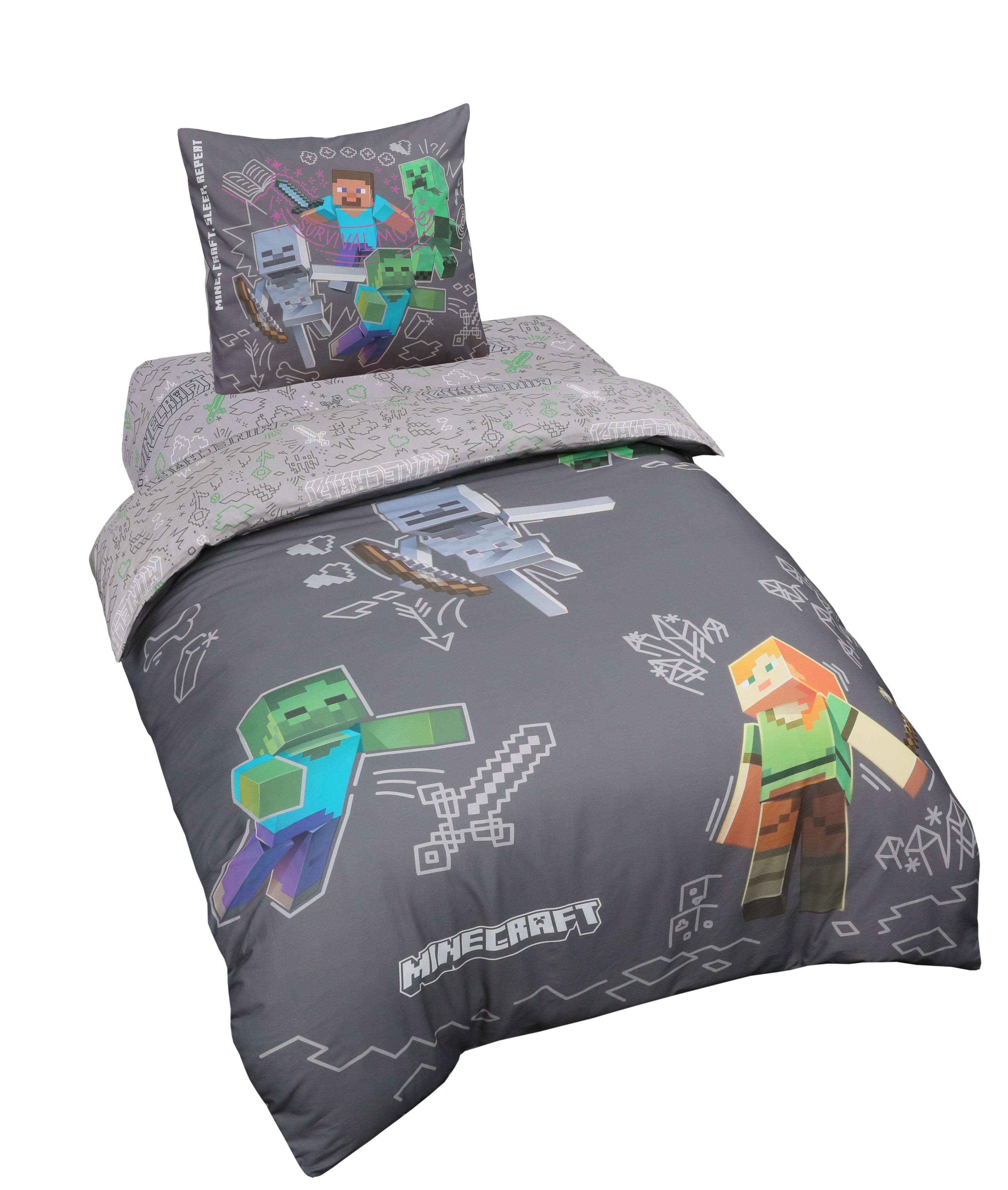 Roba 687131MC WENDEBETTWÄSCHE MIT REIßVERSCHLUSS – Bettwäschen - Bettwäschen - Produktbild 1