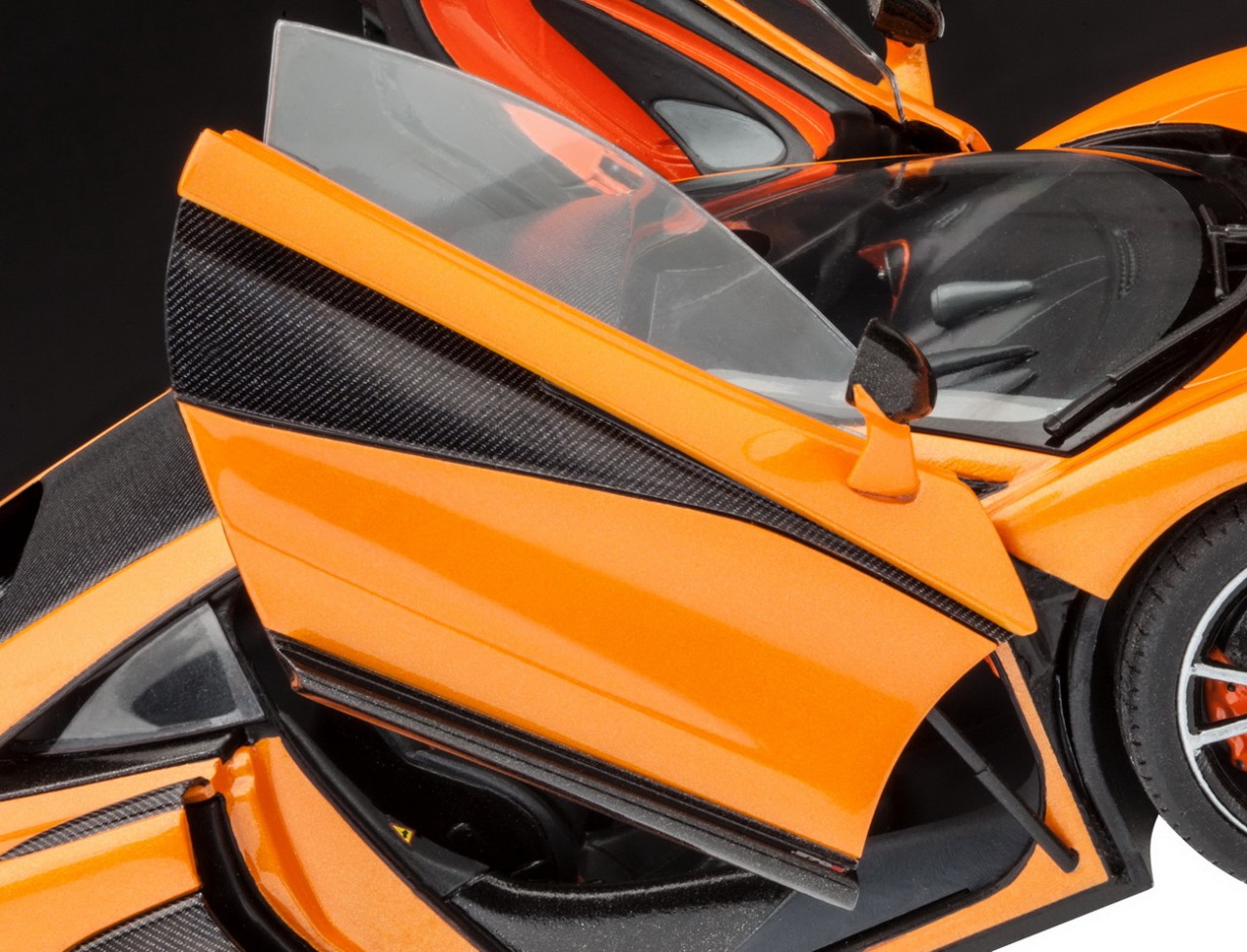 Revell 07051 McLaren 570S Modellbausatz 1:24 Sprach, Leichtmetallfelge, Auto, Fahrzeug, Rad