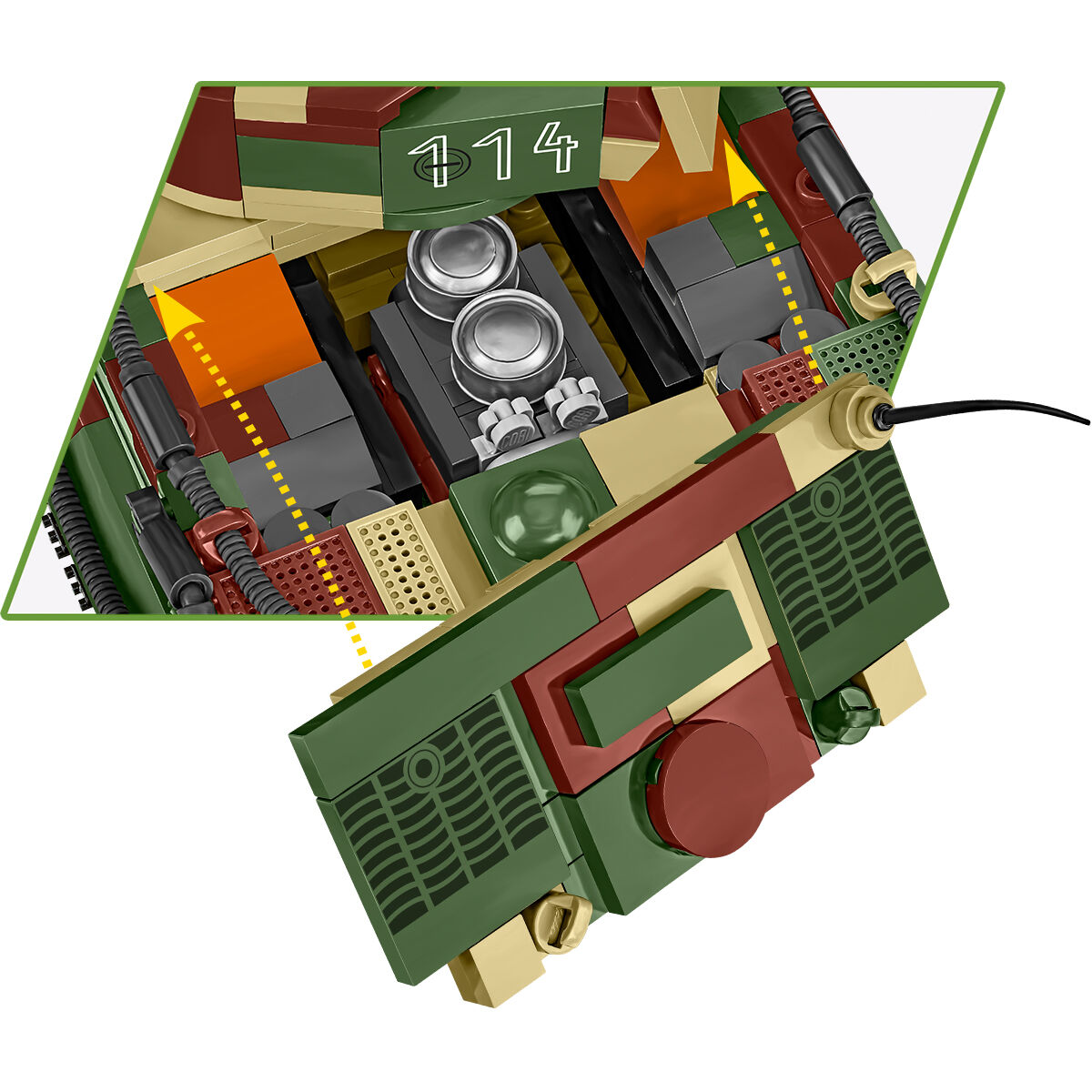 COBI 3124 - PZ.KPFW. VI TIGER AUSF. E, 1:35 - Bild 11 COBI 3124 - PZ.KPFW. VI TIGER AUSF. E, 1:35 - Bild 11