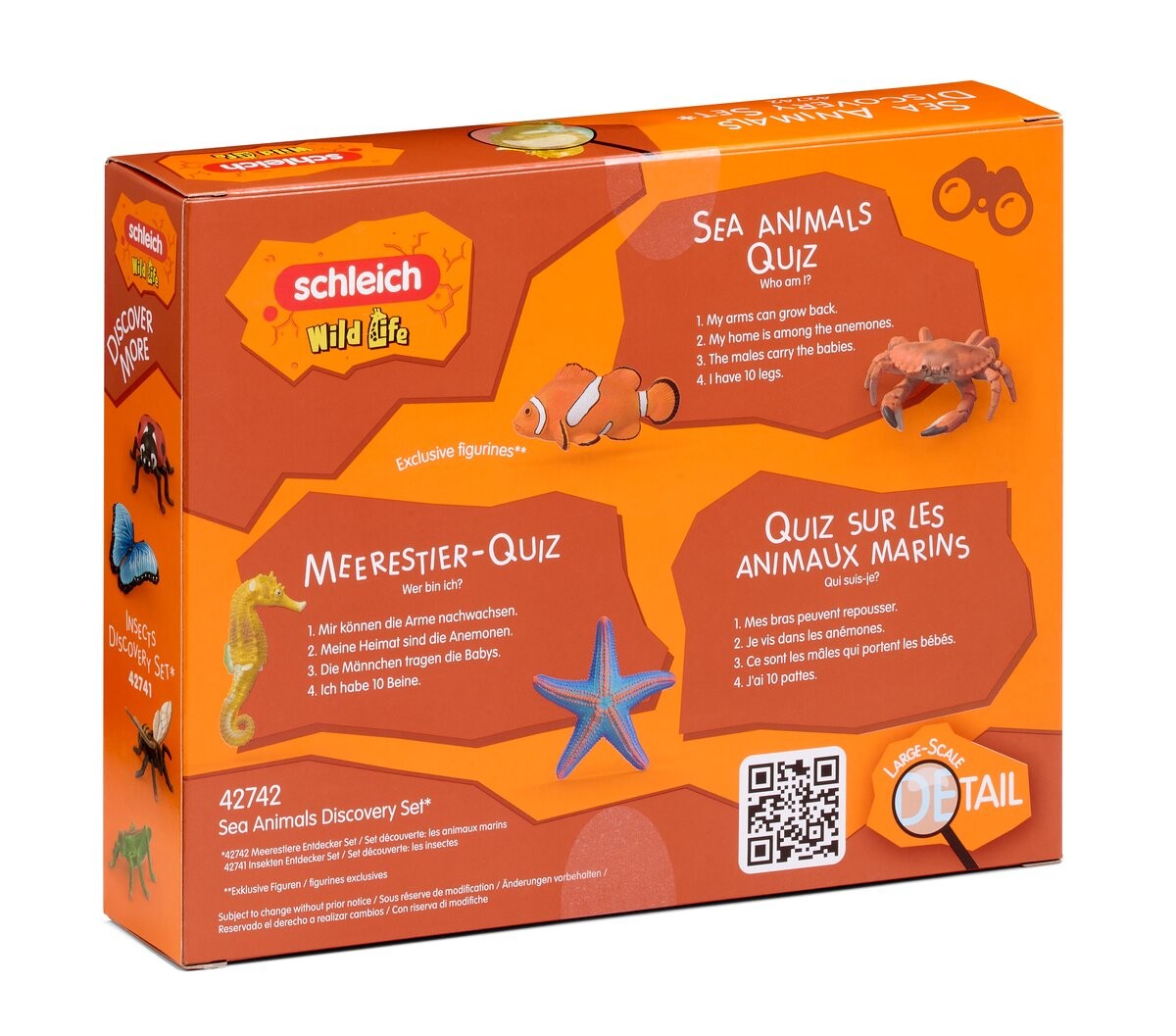 Schleich® 42742 Meerestiere Entdecker Set Schleich® 42742 Meerestiere Entdecker Set