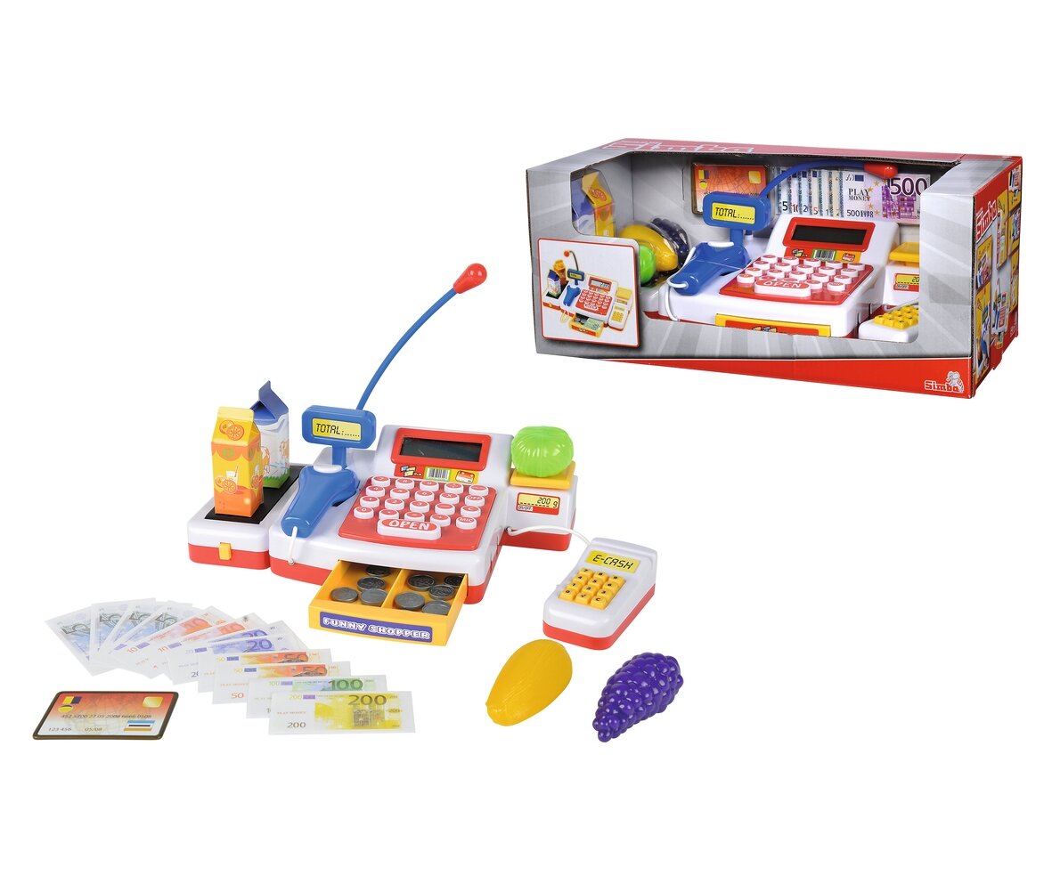 Simba Supermarktkasse mit Scanner 104525700 Elektronik, Gerät, Schraubenzieher, Werkzeug, Text