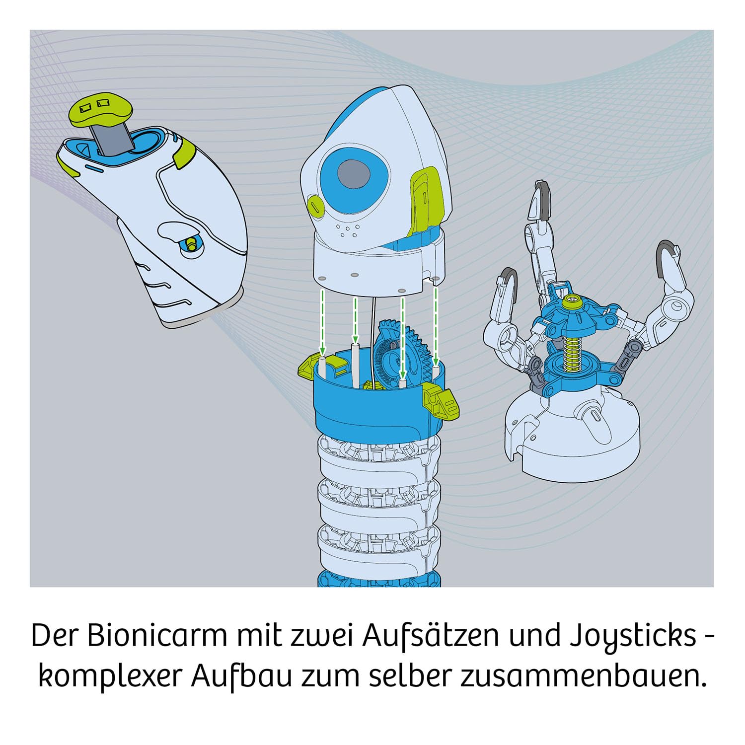 Kosmos Bionic Robotic Arm - Mechanischer Roboterarm Mit Joystick-Steuerung 621278 Reinigen, Person