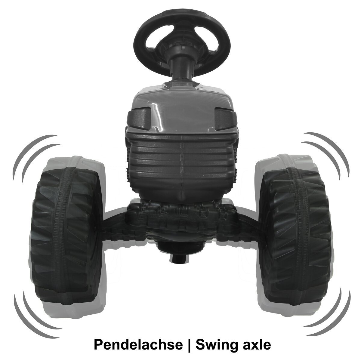 JAMARA Ride-on Traktor Big Wheel 12V grün ab 3 Jahren