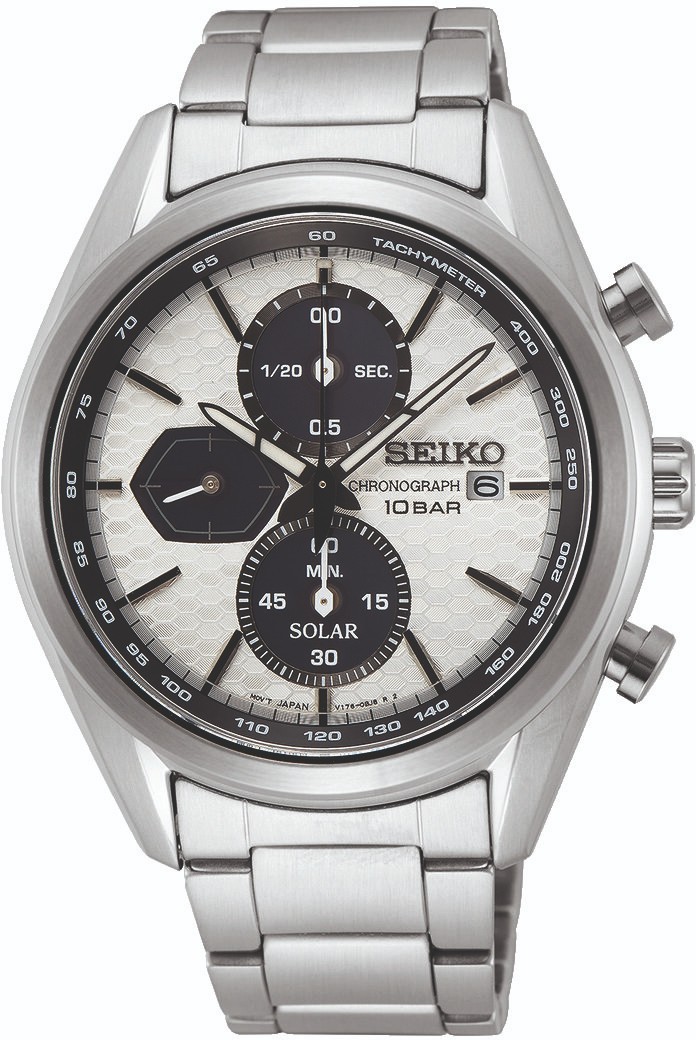 Seiko SSC769P1 Konzeptionelle Serie, Solar Chronograph (Solar) Armbanduhr, Arm, Körperteil, Person