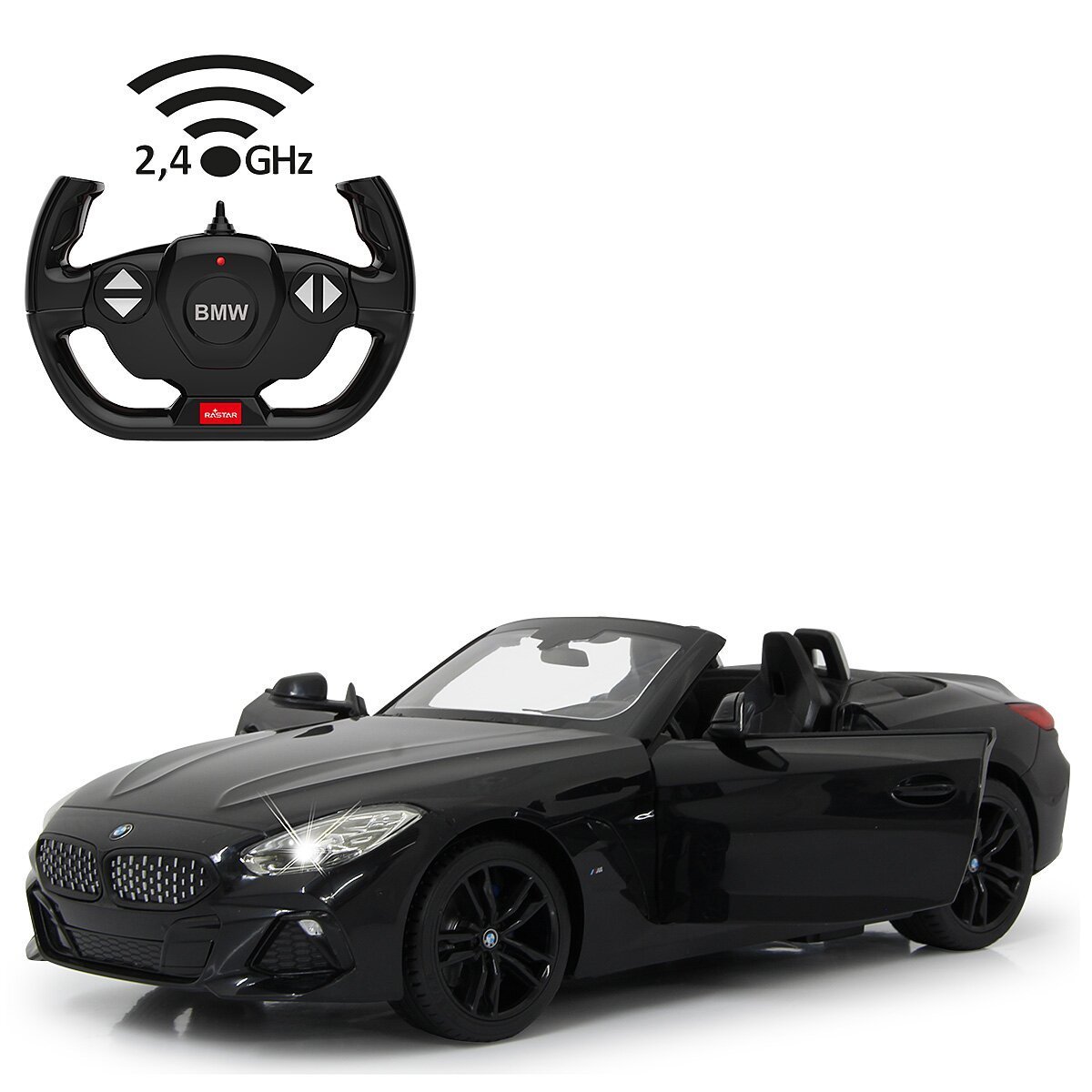 JAMARA BMW Z4 Roadster 1:14 schwarz 2,4GHz Tür manuell ab 6 Jahren