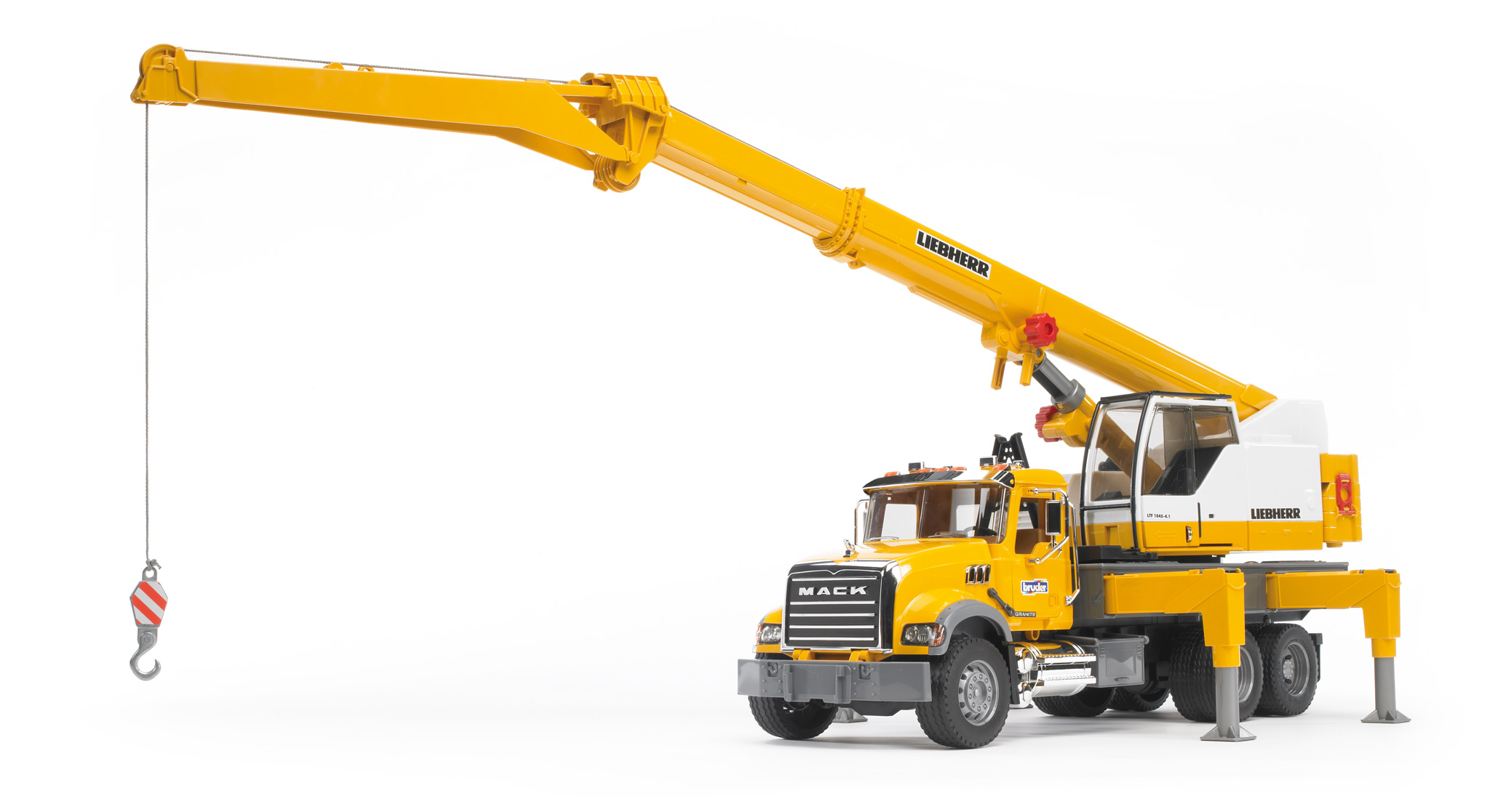 BRUDER 02818 - MACK Granite Liebherr Kran-LKW - Bild 2