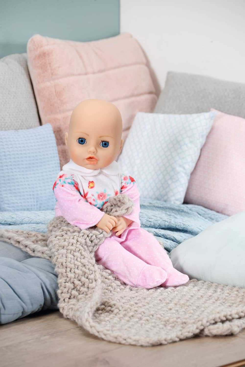 Baby Annabell Strampler rosa Blumen,43cm