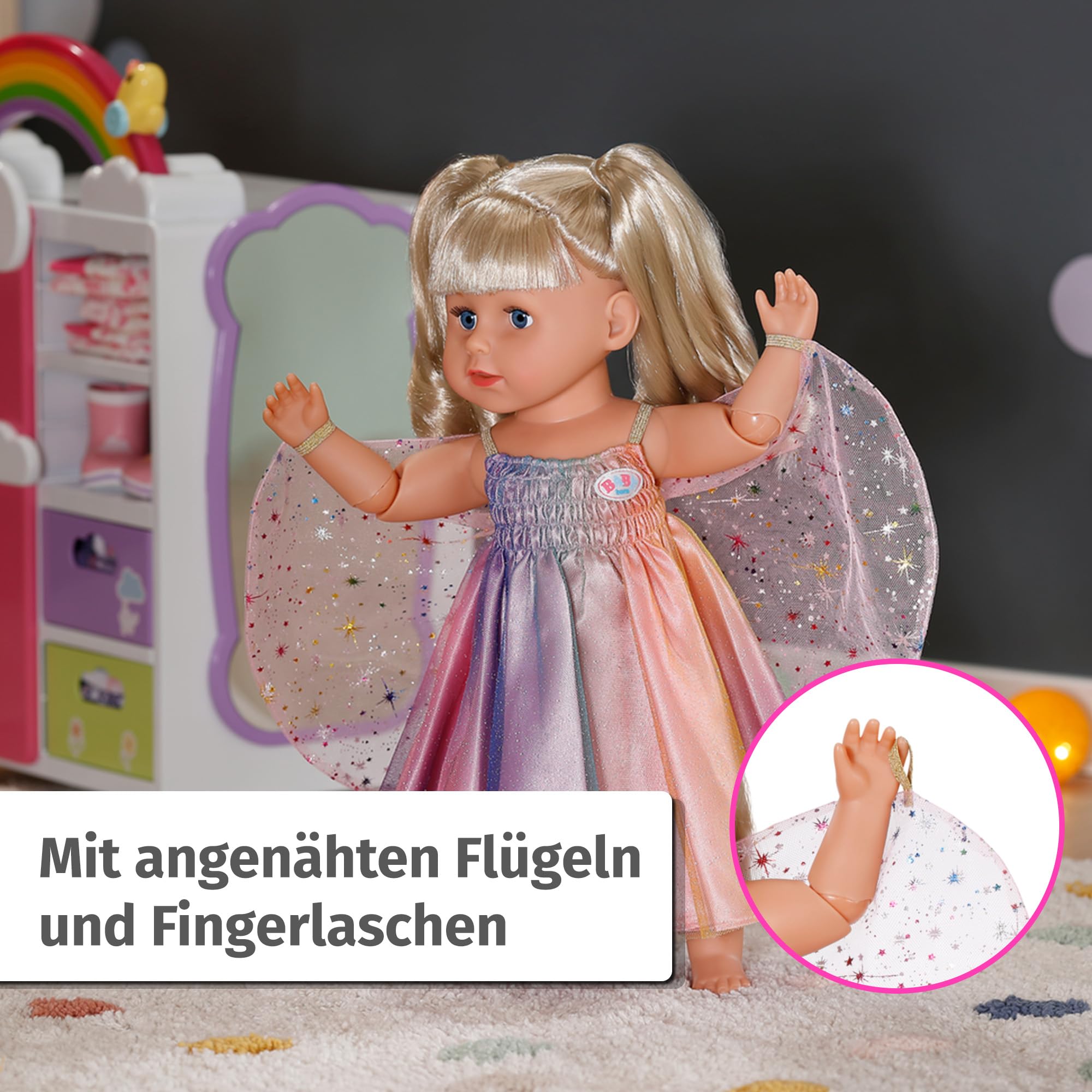 BABY born® Regenbogen Kleid 43cm