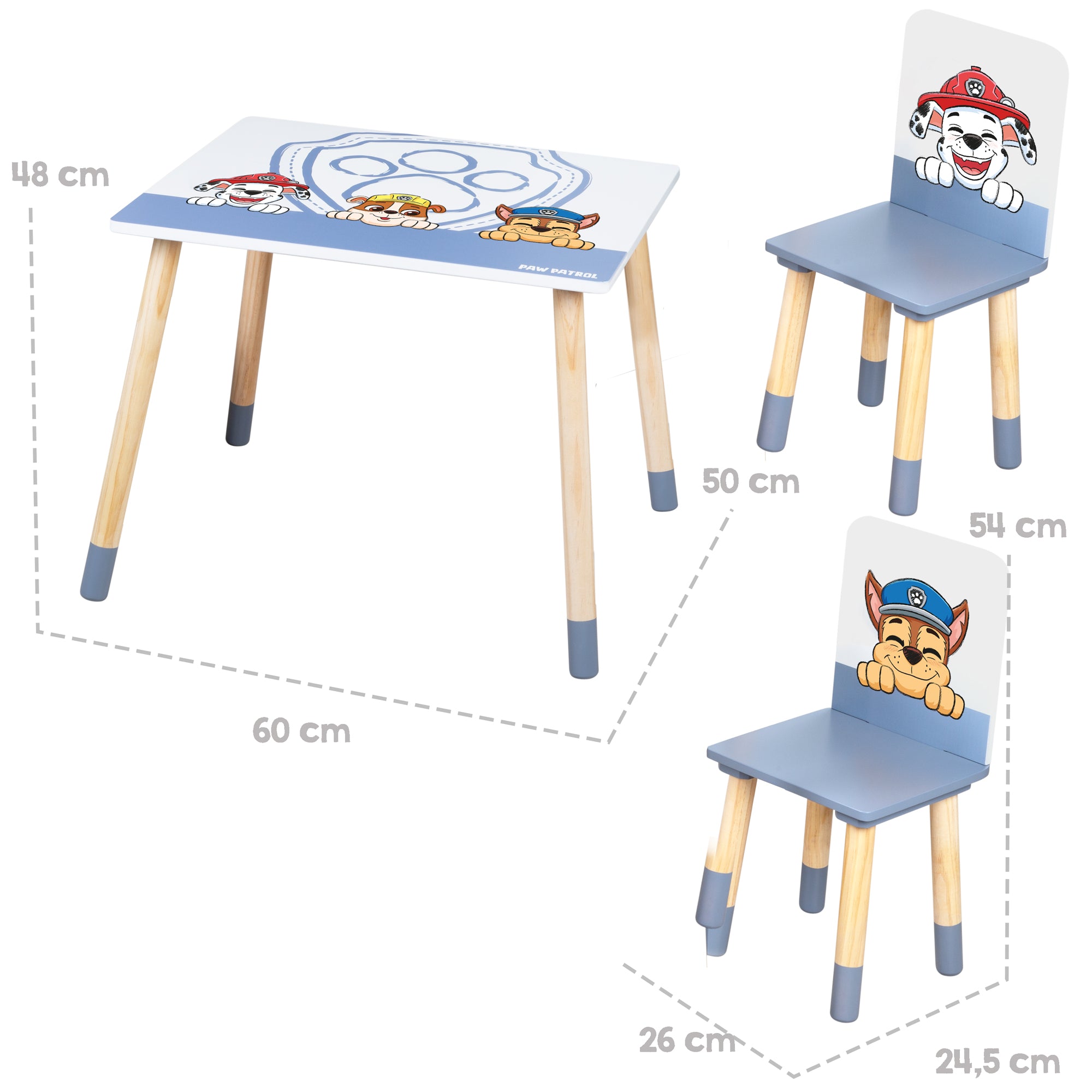 Roba 450019PW1 Kindersitzgruppe Paw Patrol grau-weiß – Spielmöbel - Bild 3 Roba 450019PW1 Kindersitzgruppe Paw Patrol grau-weiß – Spielmöbel - Produktbild 3