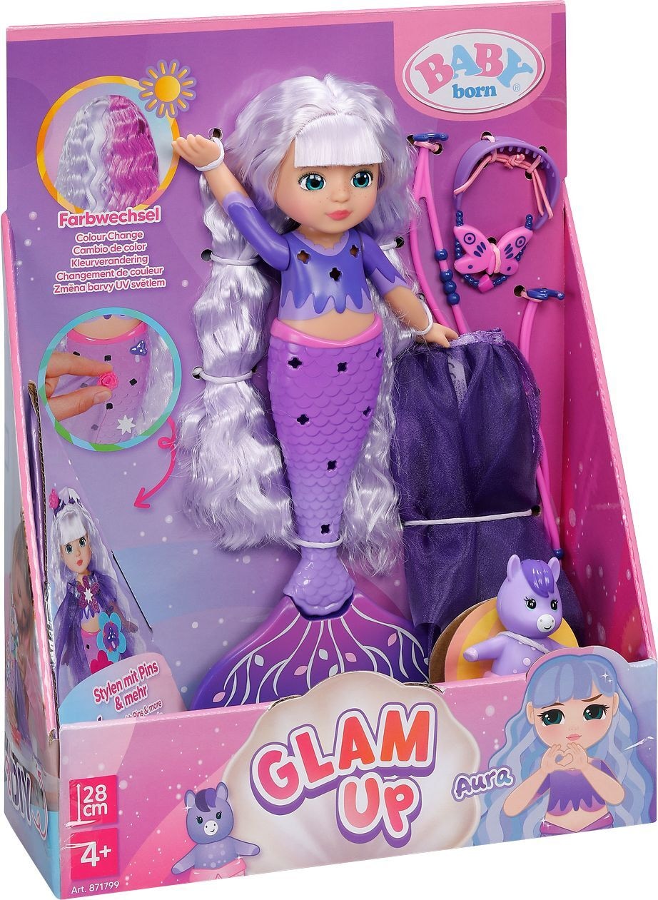 BABY born Magic Makeover Pretty in Purple - Zapf - ZAPF 871799 Produktfoto - Zapf - BABY born Magic Makeover Pretty in Purple - Modell ZAPF 871799 - lila