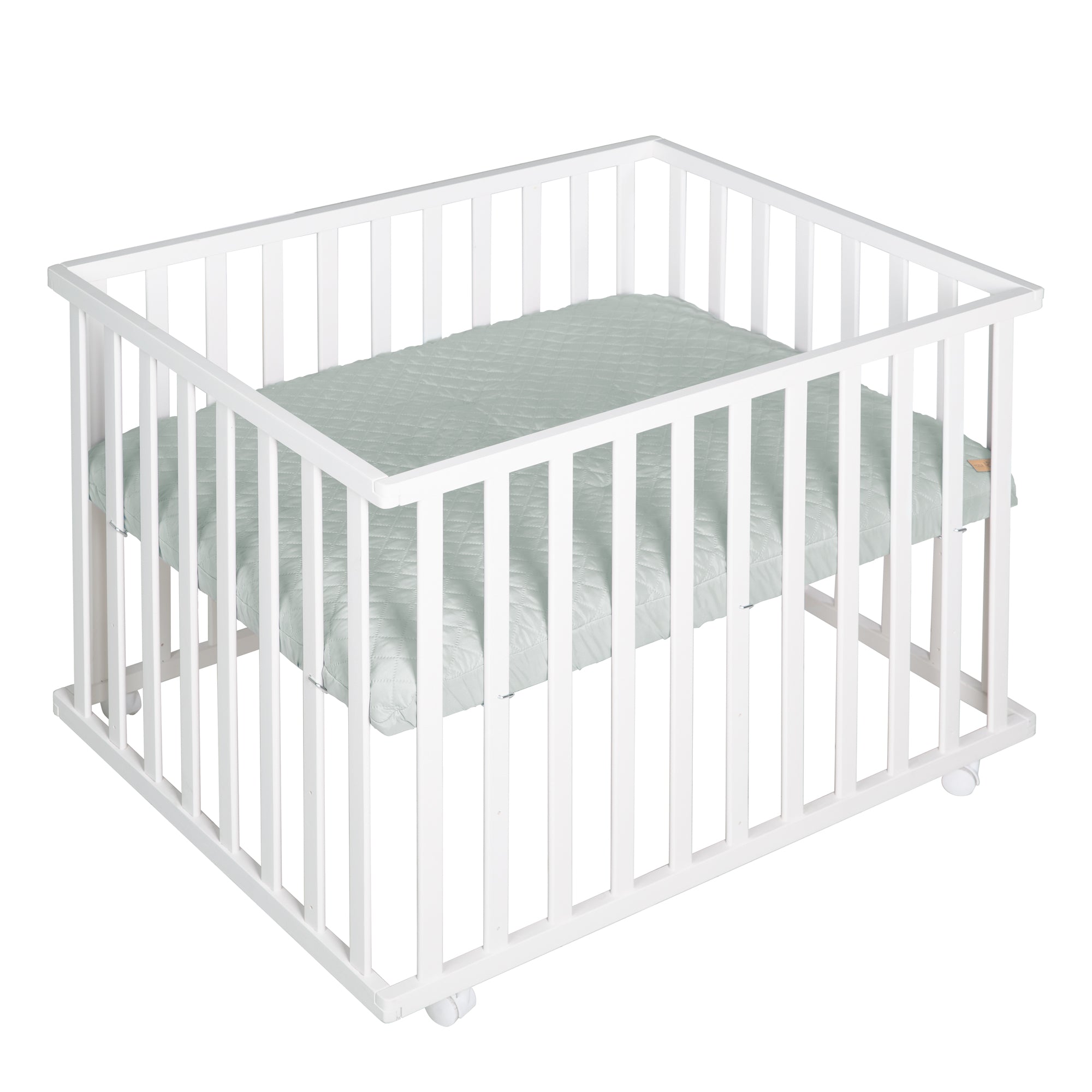 Roba 202100WEV241 Laufgitter 100x75 Frosty green weiß - Bild 1 Roba 202100WEV241 Laufgitter 100x75 Frosty green weiß - weiß - Laufgitter - Produktbild 1