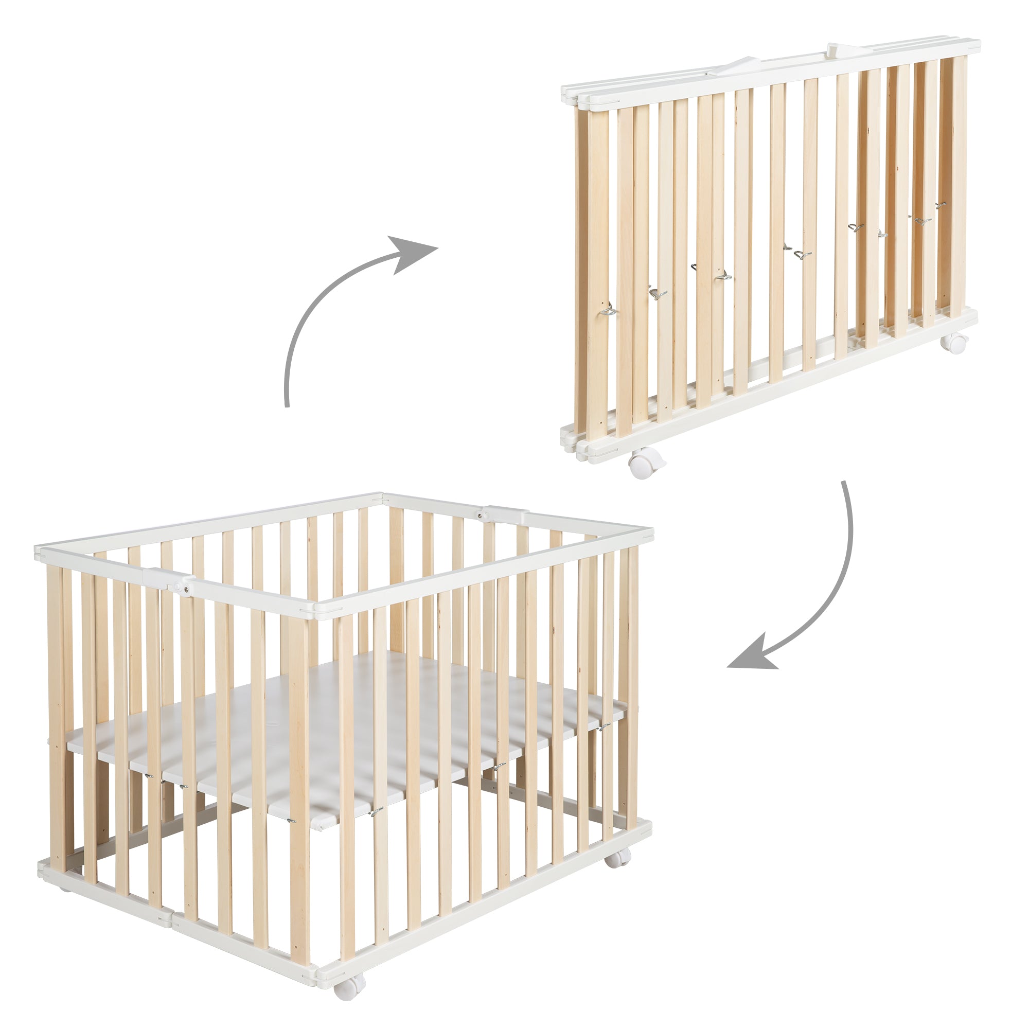 Roba 202703BC klappbares Laufgitter bicolor - Bild 1 Roba 202703BC klappbares Laufgitter bicolor - bicolor - Laufgitter - Produktbild 1