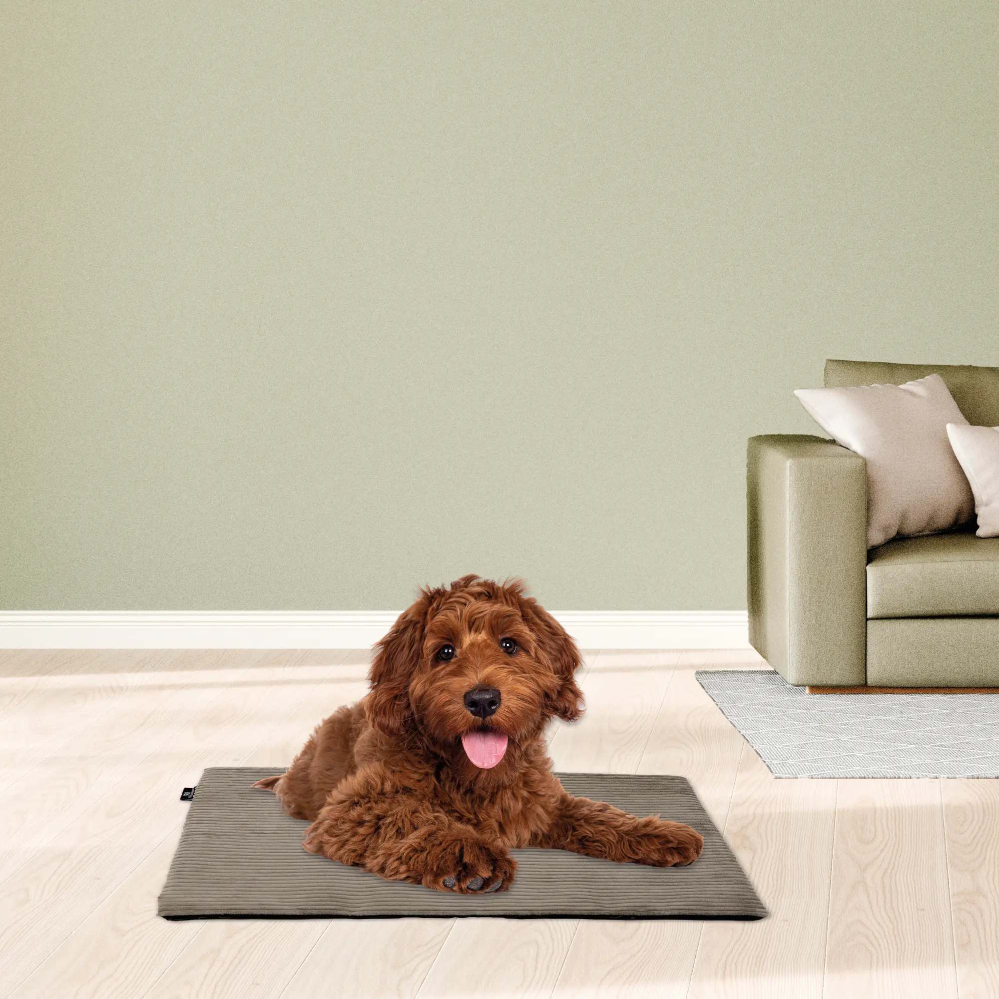 Rohrschneider RS 22389 Hanfmatte Cordbezug – Naturmatte mit Bezug GR.1