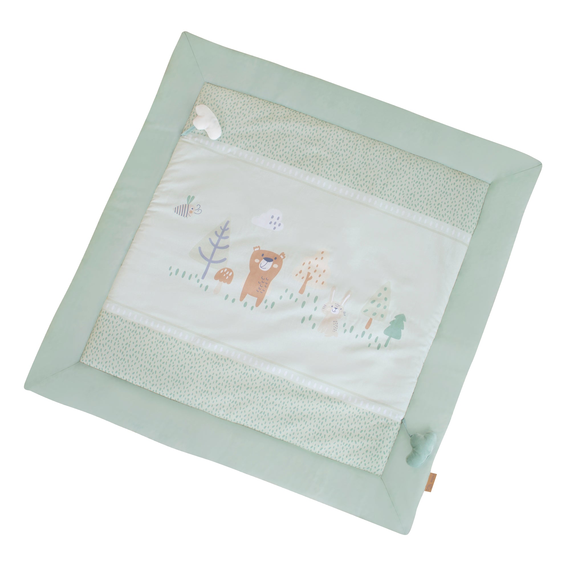 Roba 1406S283 Spiel- Krabbeldecke Woodland Buddies grün – Krabbeldecken - Bild 1 Roba 1406S283 Spiel- Krabbeldecke Woodland Buddies grün – Krabbeldecken - grün - Krabbeldecken - Produktbild 1