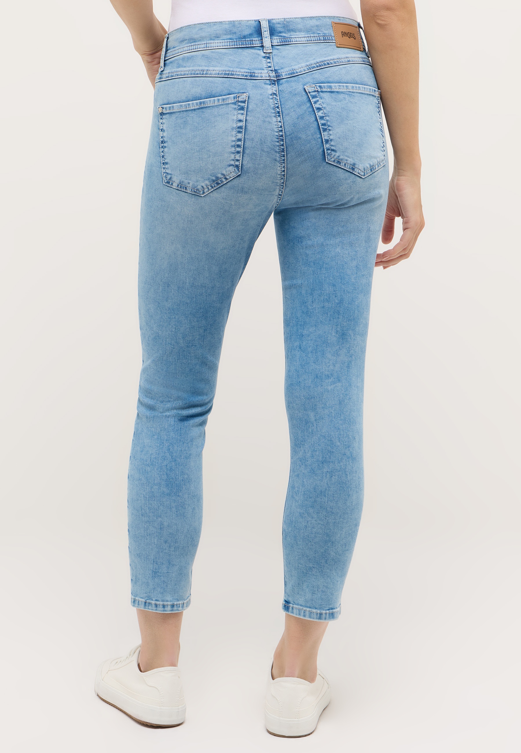 ANGELS 332681407 Damen Jeans Ornella Beauty 7/8 Slim Fit - Blau - 5