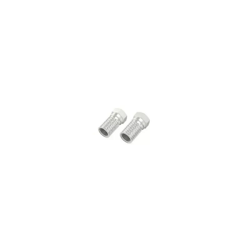 Hama F-Stecker, 6,8 mm, schraubbar, 2 Stück