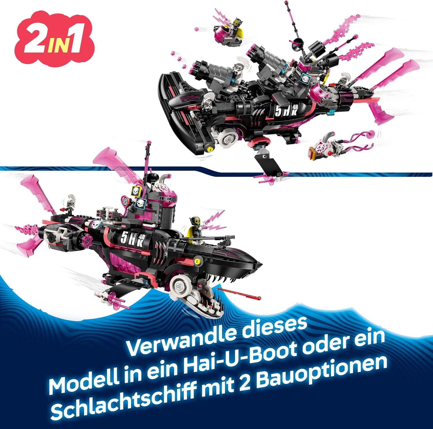 LEGO® DREAMZzz 71500 Albtraumhai U-Boot Werbung, Plakat
