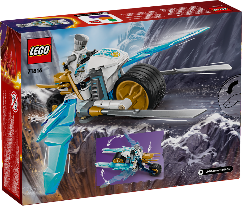 LEGO, 71816, NINJAGO®, Zanes, Eismotorrad, Maschine, Rad