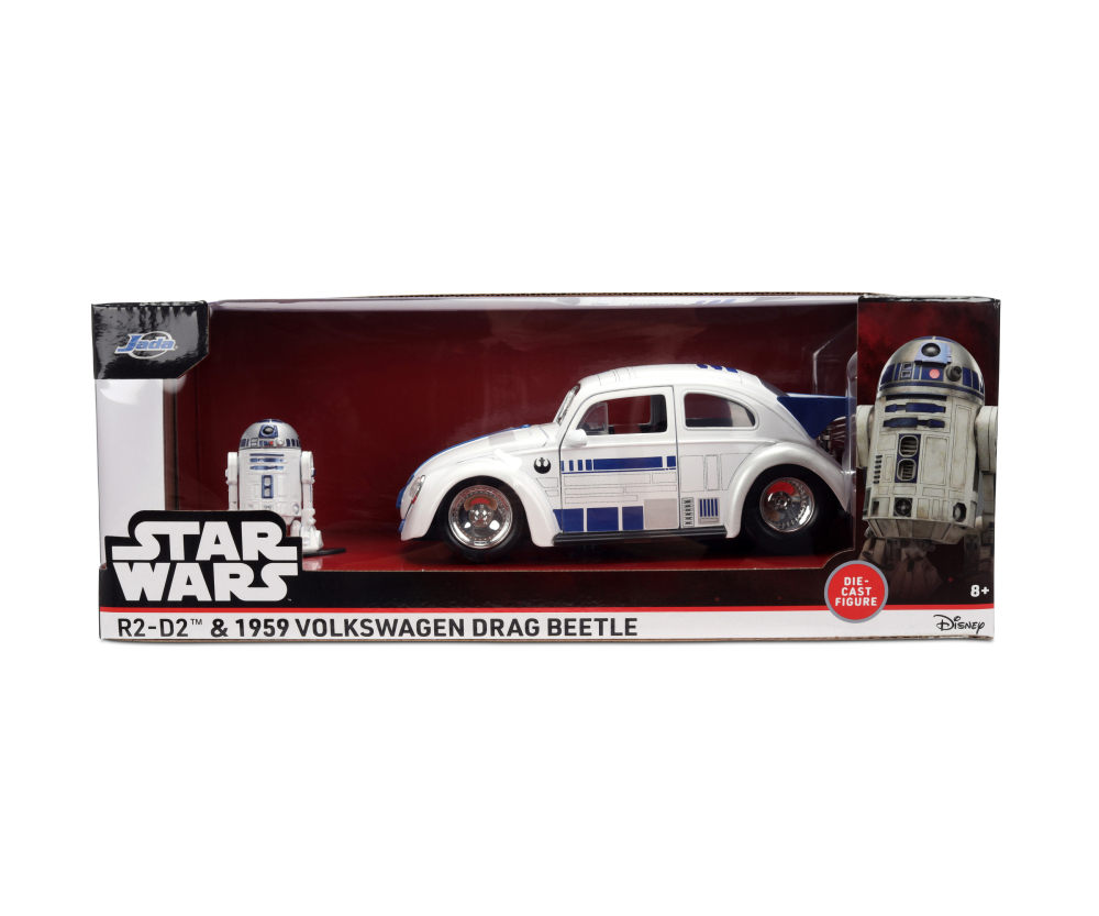 Jada Star Wars R2D2 1959 VW Drag Beetle 1:24