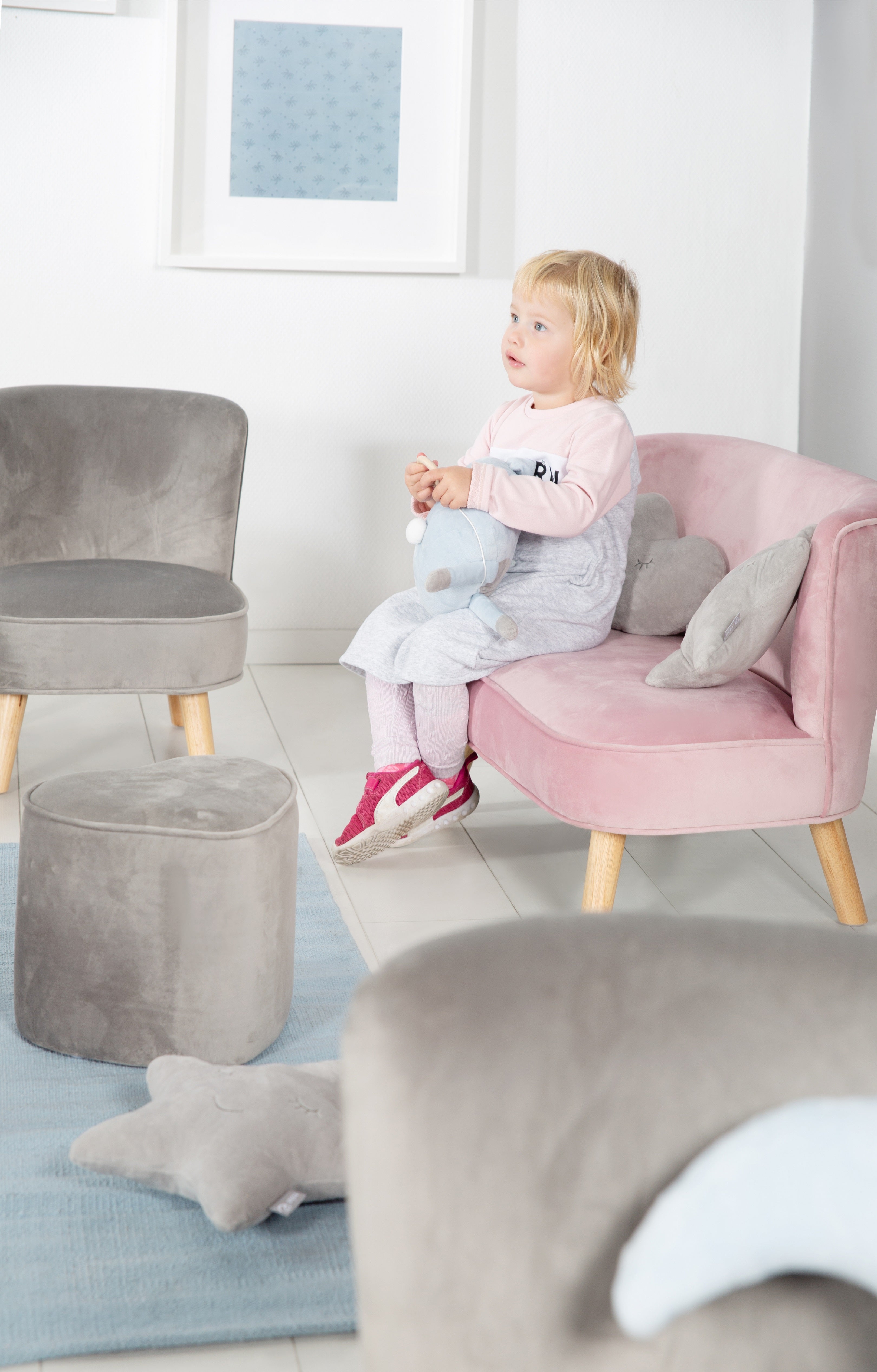 Roba 450110MA Kindersofa mauve – Spielmöbel - Bild 2 Roba 450110MA Kindersofa mauve – Spielmöbel - Produktbild 2