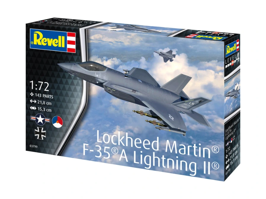 Revell 03799 Lockheed Martin F-35A Lightning II® Modellbausatz Revell 03799 Lockheed Martin F-35A Lightning II® Modellbausatz