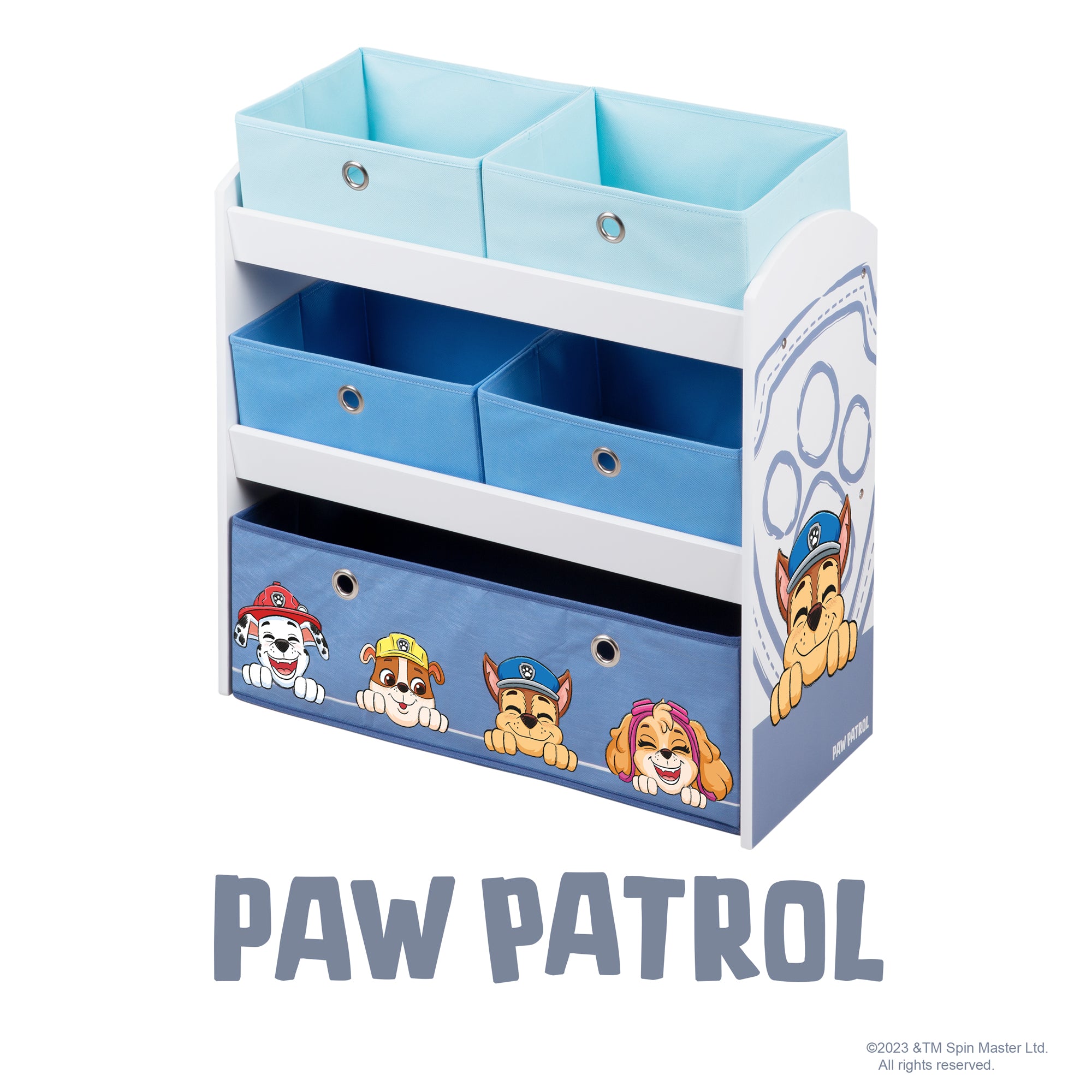 Roba 450159PW1 Spielregal Paw Patrol weiß – Spielmöbel - Bild 5 Roba 450159PW1 Spielregal Paw Patrol weiß – Spielmöbel - Produktbild 5
