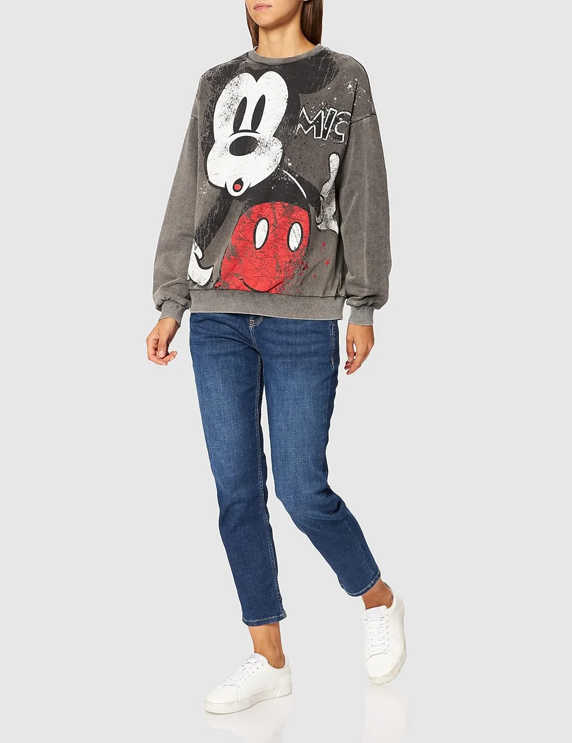 Desigual Damen Pullover „Mickey“ - Schwarz 21WWSK44 GR. XS Desigual Damen Pullover „Mickey“ - Schwarz 21WWSK44 GR. XS