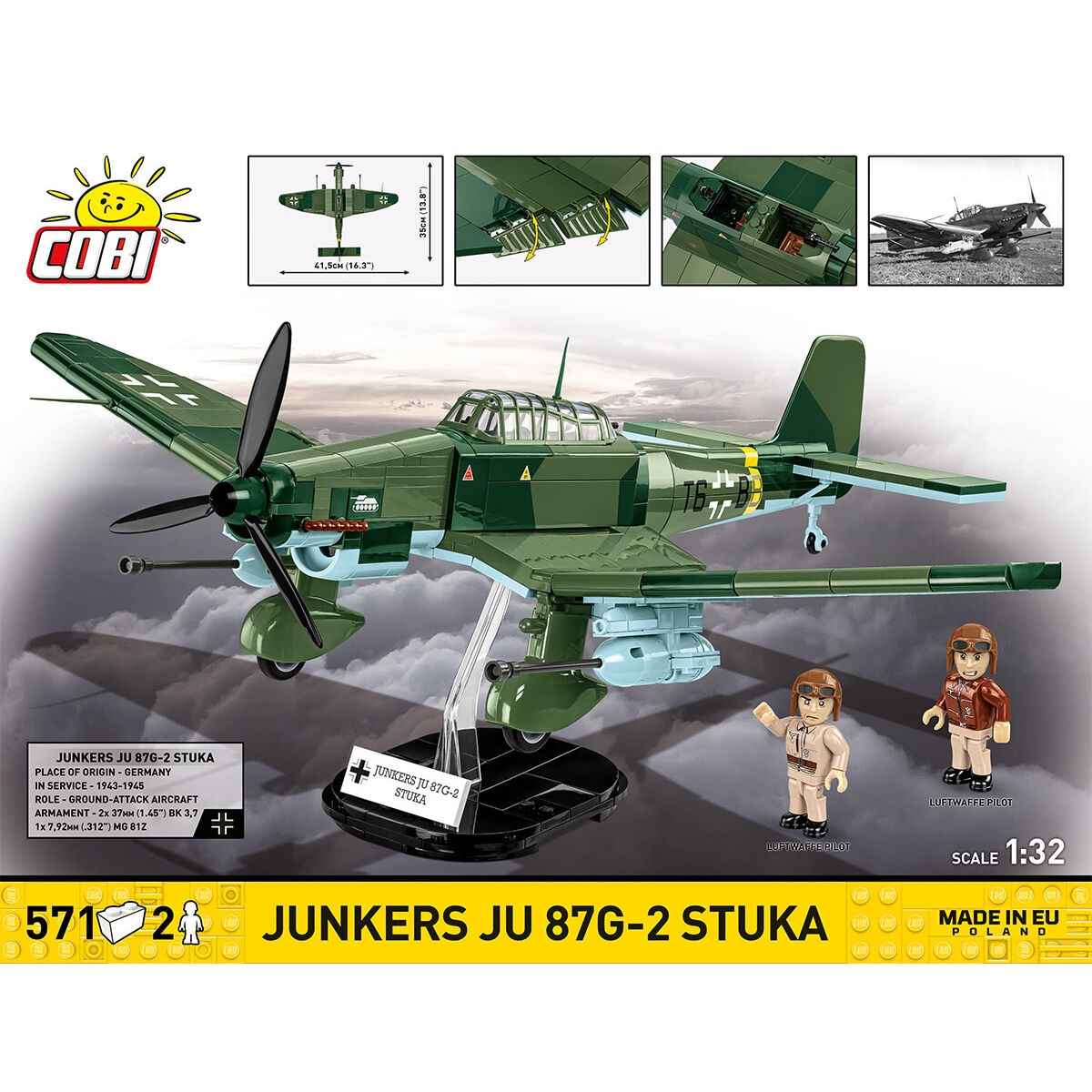 COBI 5767 - Junkers JU 87G-2 STUKA - Bild 4 COBI 5767 - Junkers JU 87G-2 STUKA - Bild 4