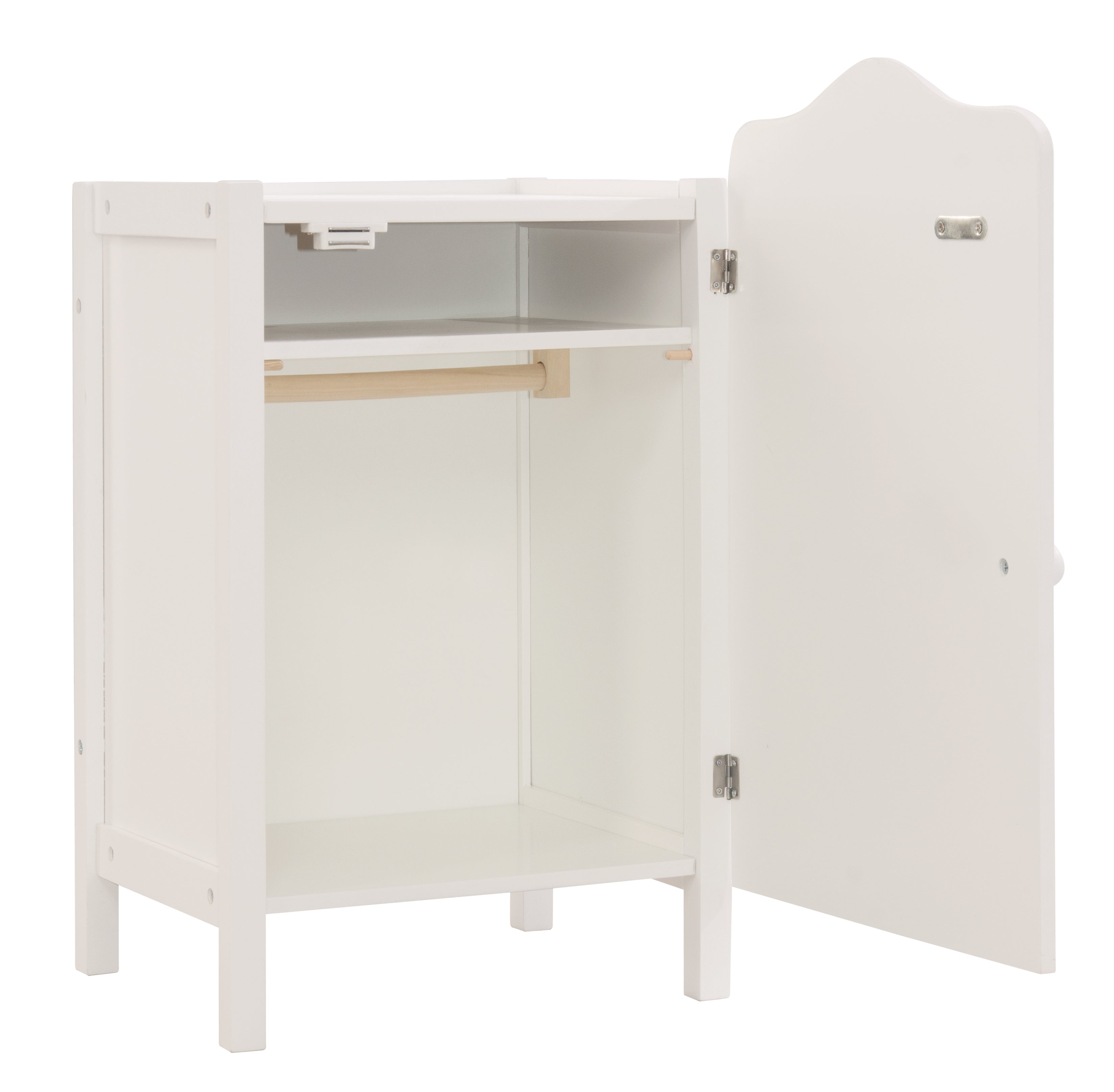 Roba 98530 Puppenkleiderschrank Stella grau – Puppenmöbel & Häuser - Bild 4 Roba 98530 Puppenkleiderschrank Stella grau – Puppenmöbel & Häuser - Produktbild 4