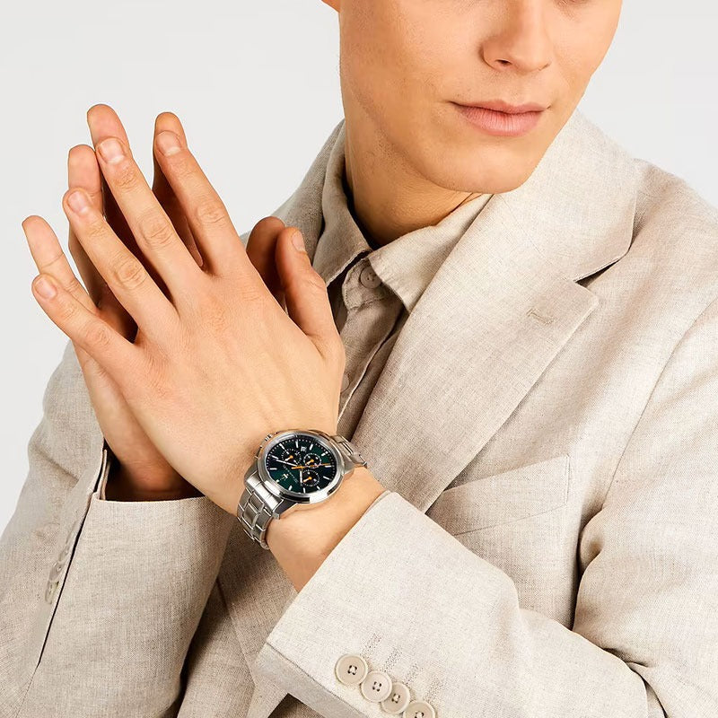 Maserati Successo Herrenuhr Chronograph 42mm Silber