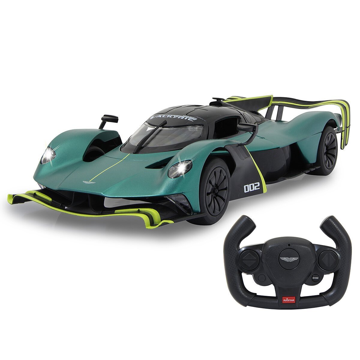 JAMARA Aston Martin Valkyrie AMR Pro 1:14 dunkel grün 2,4GHz Tür manuell ab 6 Jahren