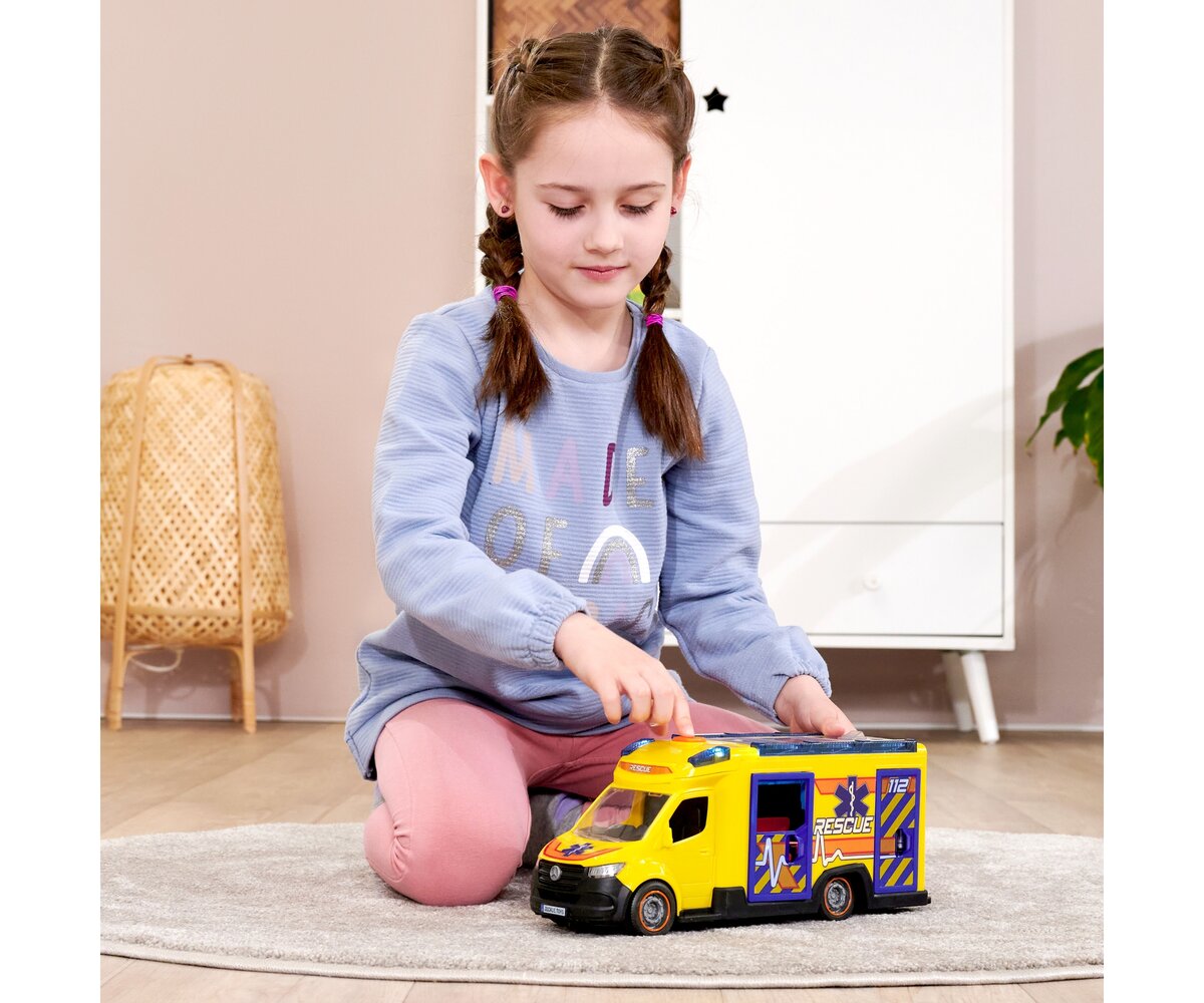 Dickie Toys Mercedes-Benz Sprinter Rescue 203716025 Kind, Weiblich, Mädchen, Person, Spielzeug