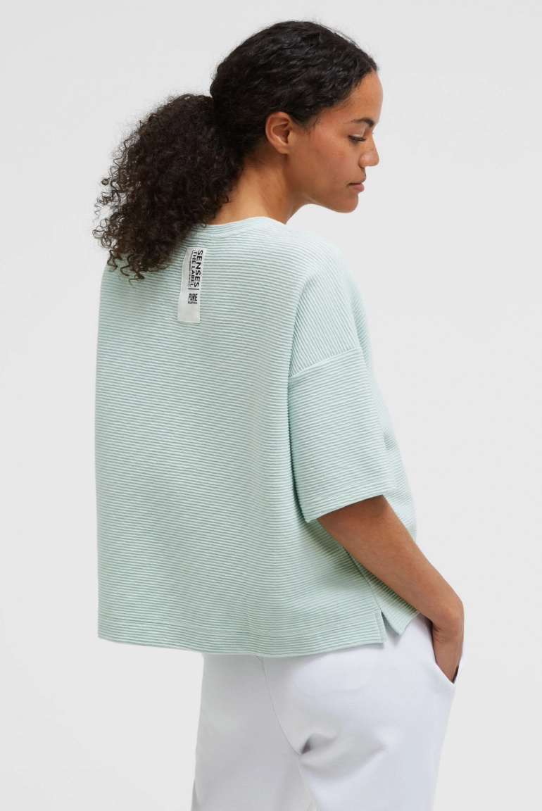 SENSES T-Sweat Damen Pastell-Limette