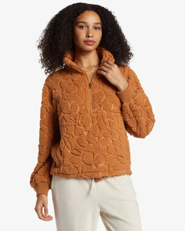 Billabong, Pullover, Damen, Fleece, Braun